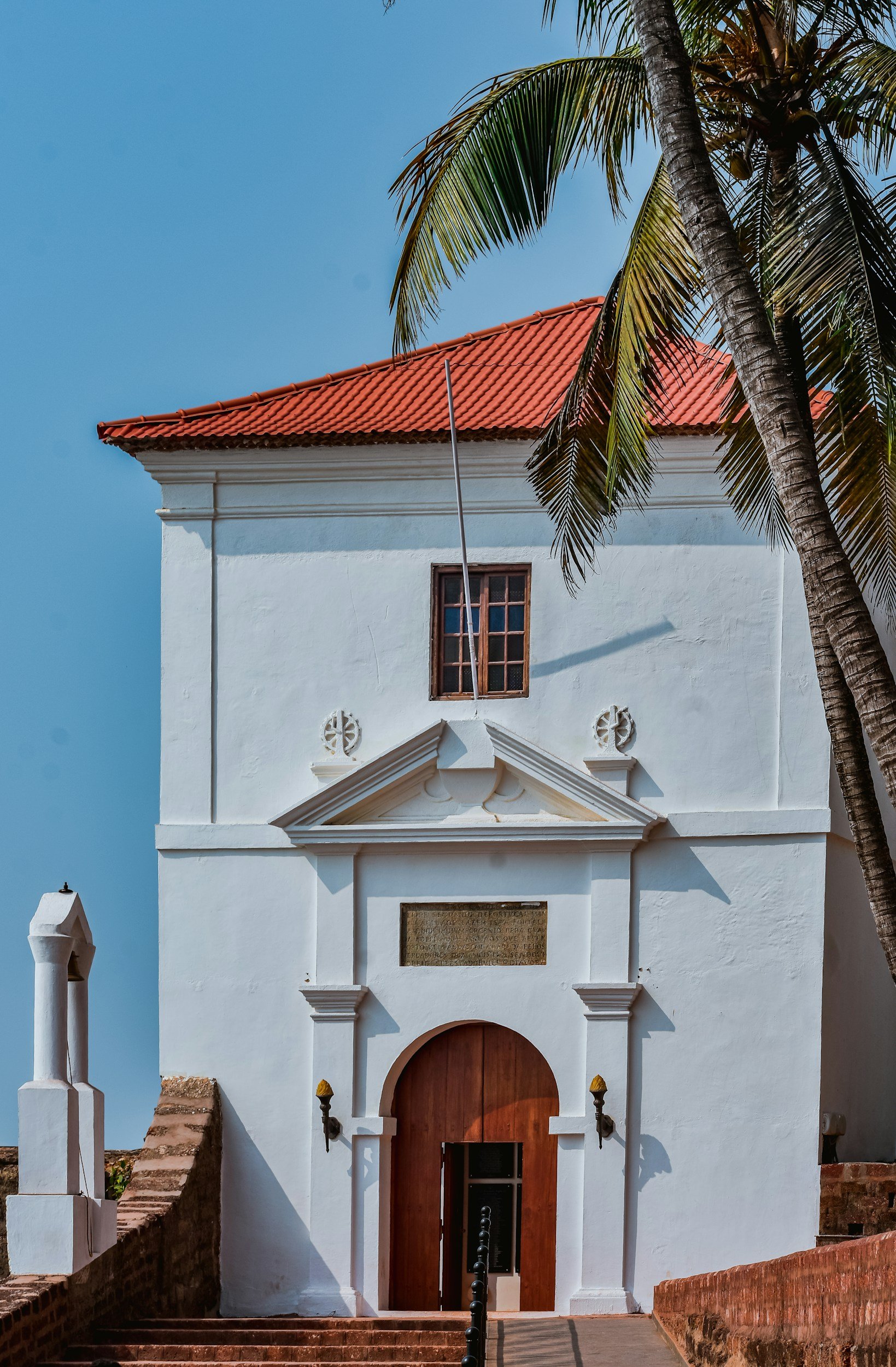 Portugese church during Goa yoga retreat