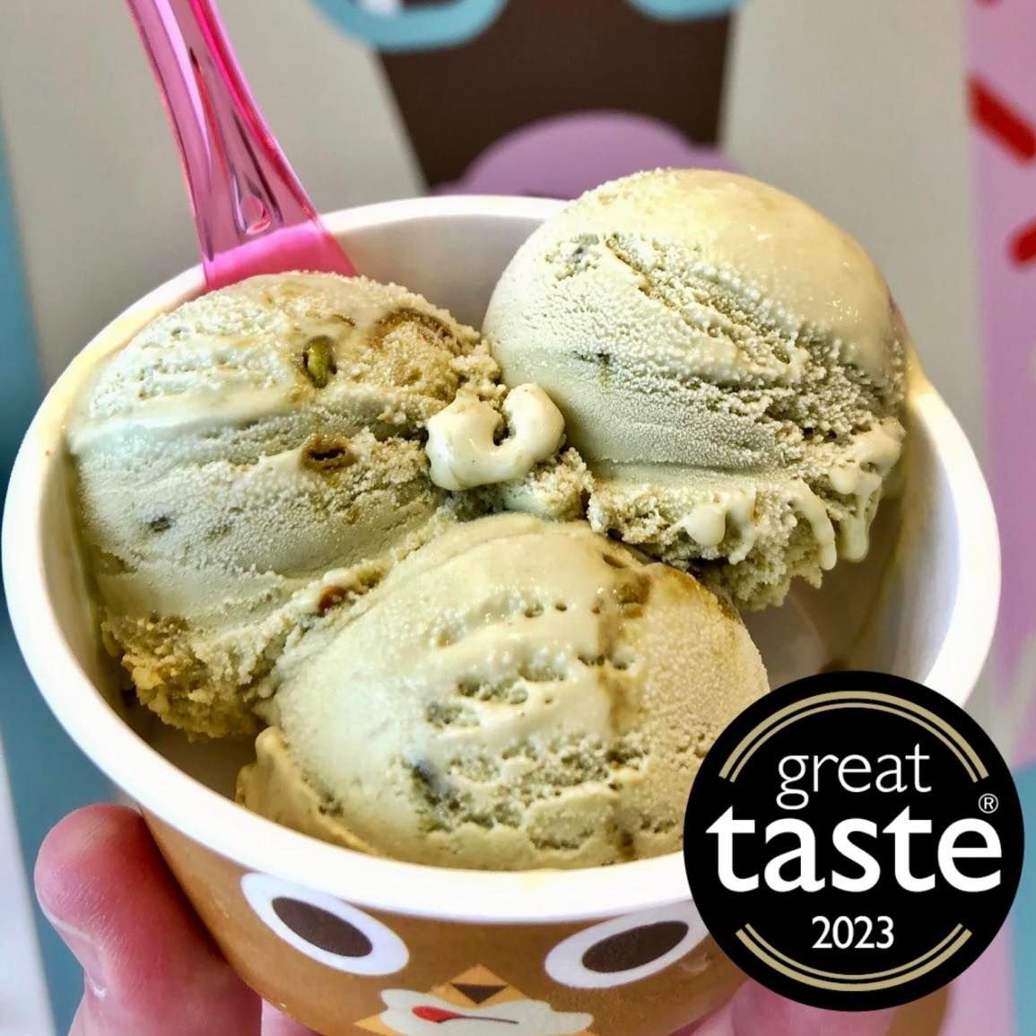 Why not try our Award Winning Pistachio ice cream?! 👀🏆🍦