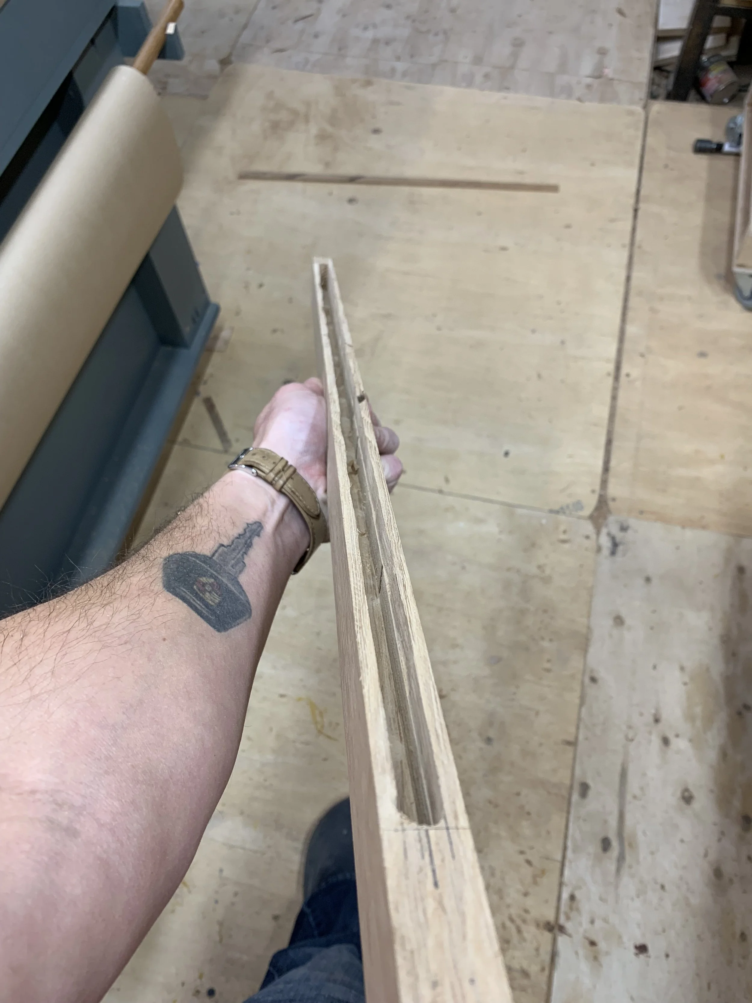 Adding a mortise with the pantorouter