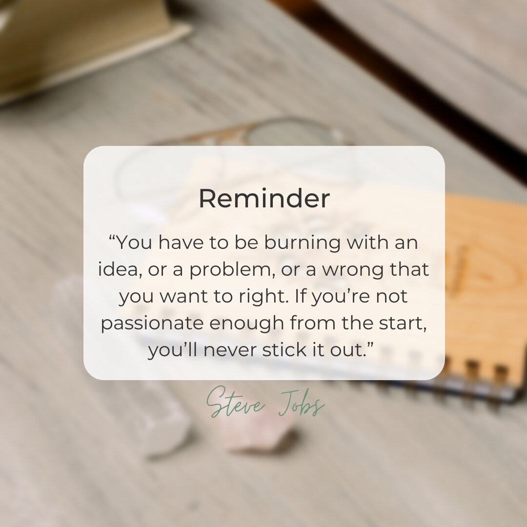 Some Monday inspiration ✨⠀⠀⠀⠀⠀⠀⠀⠀⠀
⠀⠀⠀⠀⠀⠀⠀⠀⠀
I feel like I often talk about passion and business. ⠀⠀⠀⠀⠀⠀⠀⠀⠀
⠀⠀⠀⠀⠀⠀⠀⠀⠀
And that&rsquo;s because the two go hand in hand when you&rsquo;re growing a brand, a business, an idea, etc. ⠀⠀⠀⠀⠀⠀⠀⠀⠀
⠀⠀⠀⠀⠀⠀⠀⠀⠀
Do