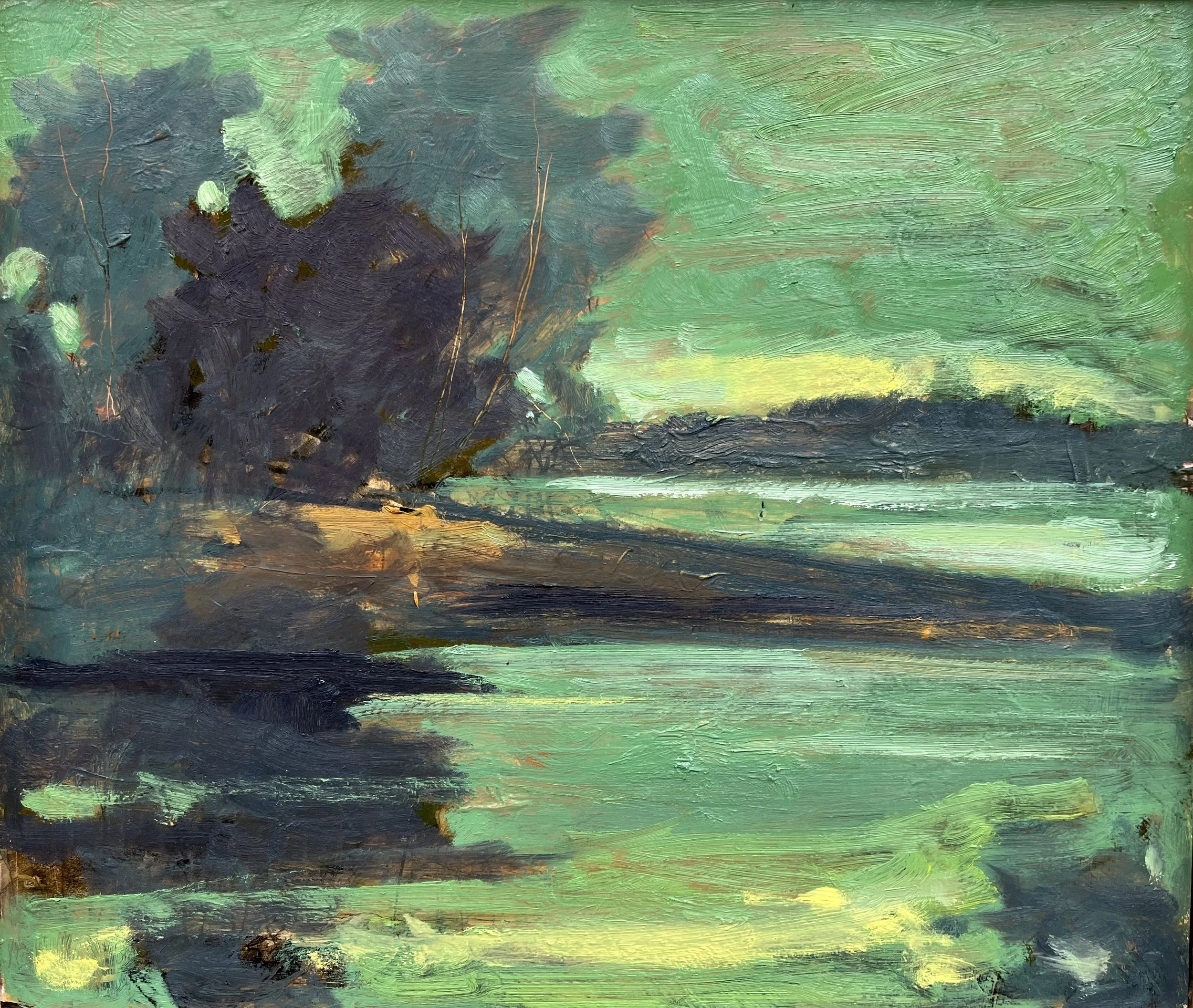 Yocona River/Summer, 11 x 13 inches