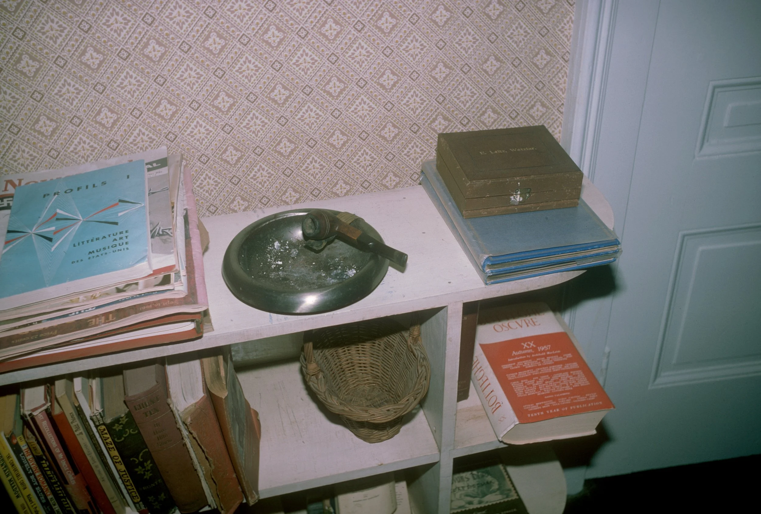 Faulkner's Nightstand and Ashtray, December 1974