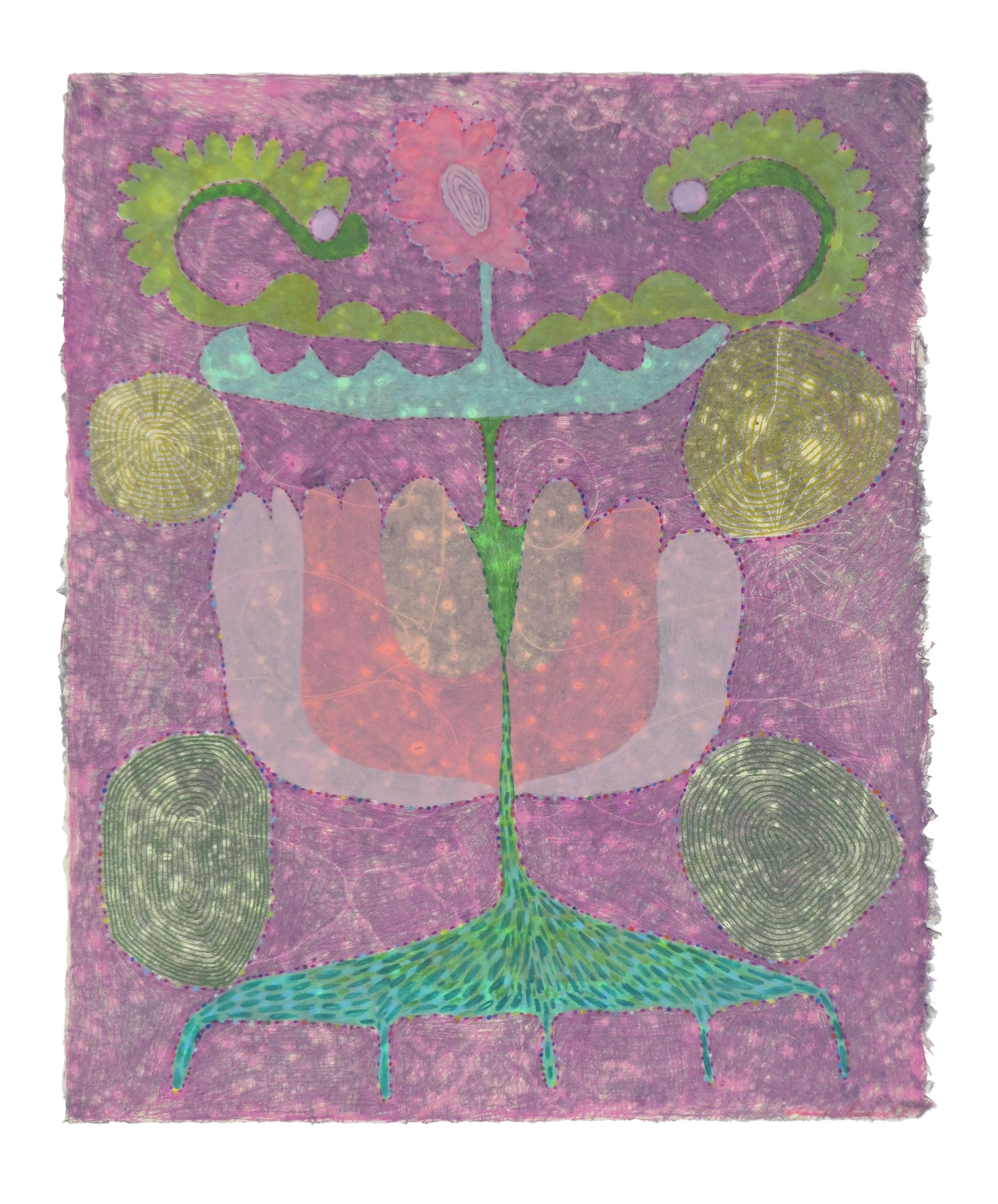 Pink Dream (20 x 17 inches), Claire Downes Whitehurst