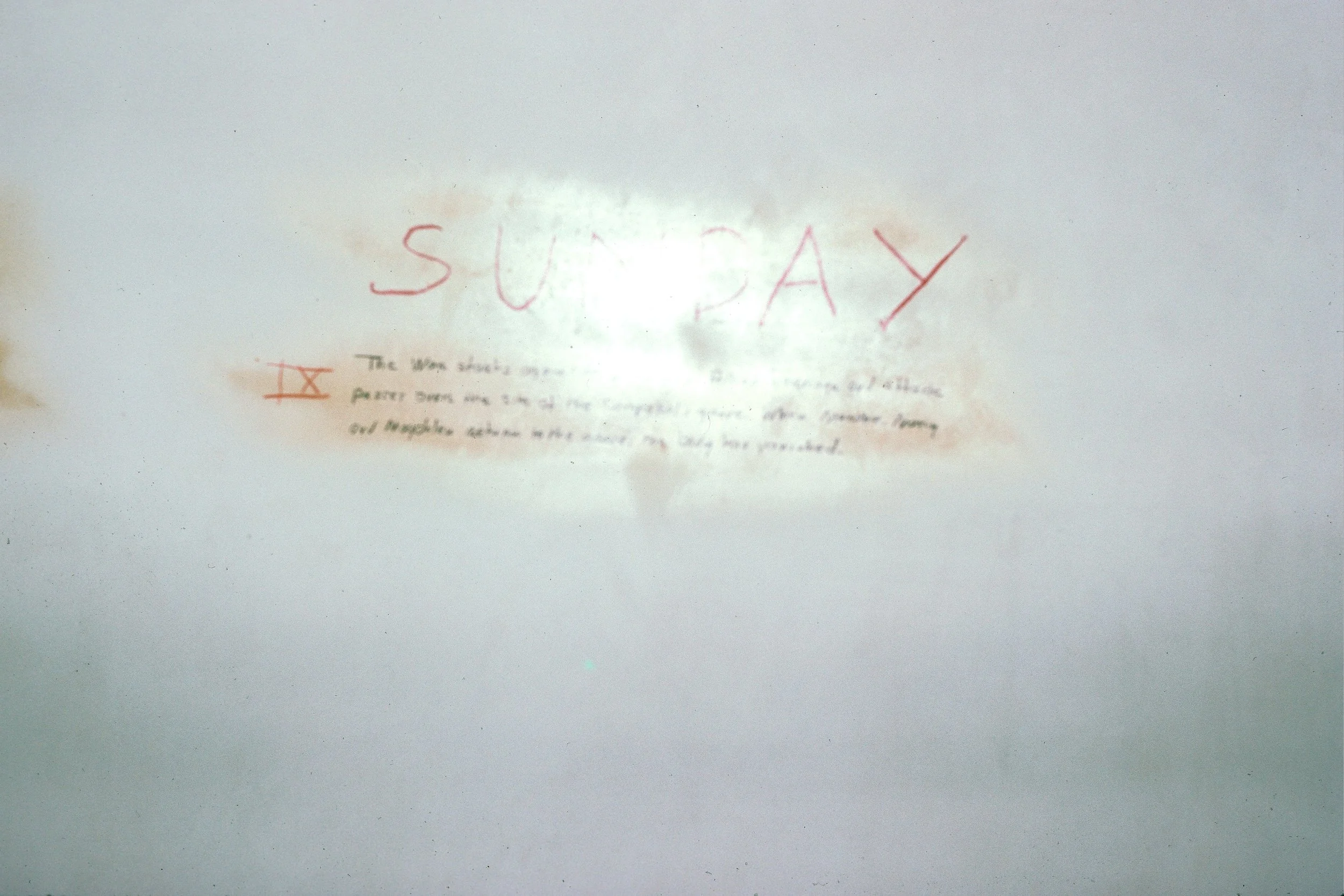 74-4: Sunday -- A Fable, December 1974