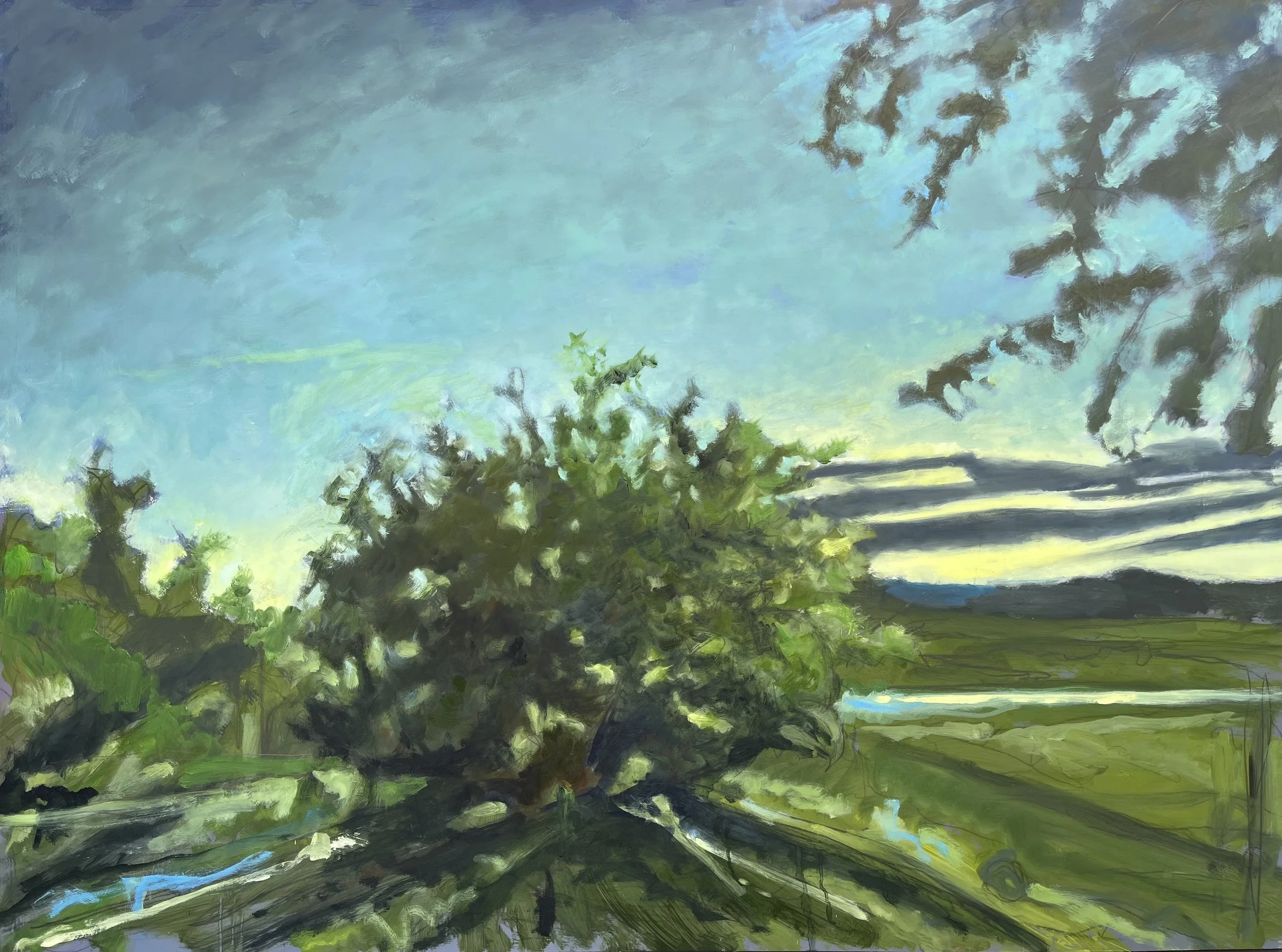 Buckner Dreamland, oil on panel, 34 x 46 inches