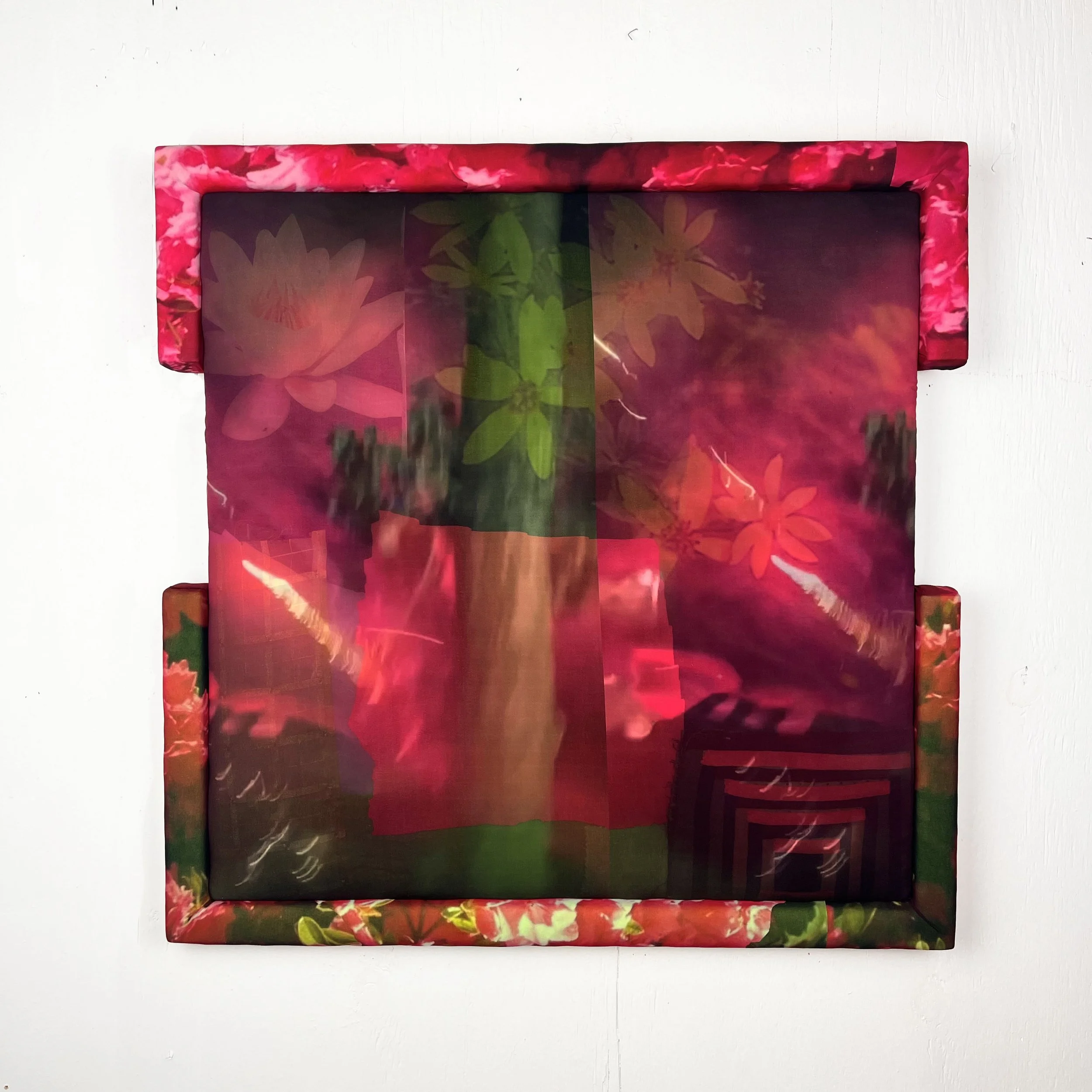 Ruby in Paradise, 26" x 26"