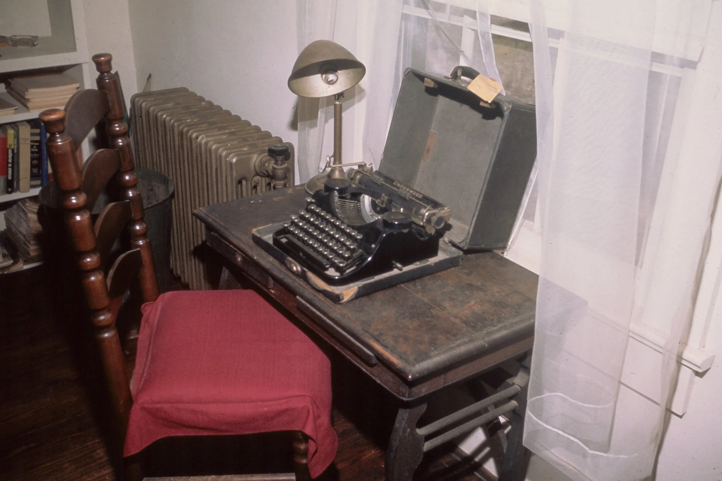 Faulkner_s Desk and Typewriter March 1973.JPG