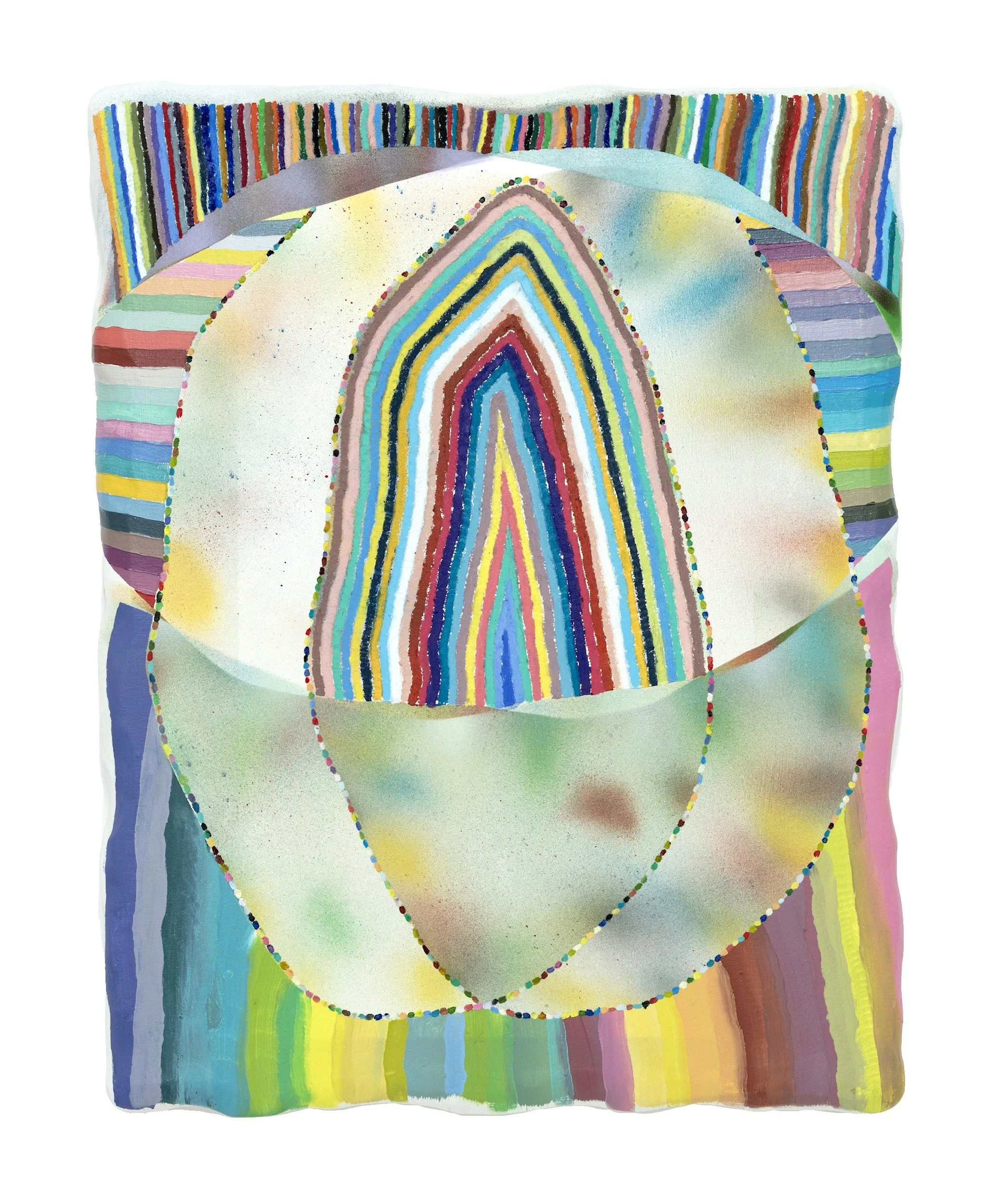 two miles deep, Cave Niaux (24 x 18 inches), Claire Downes Whitehurst