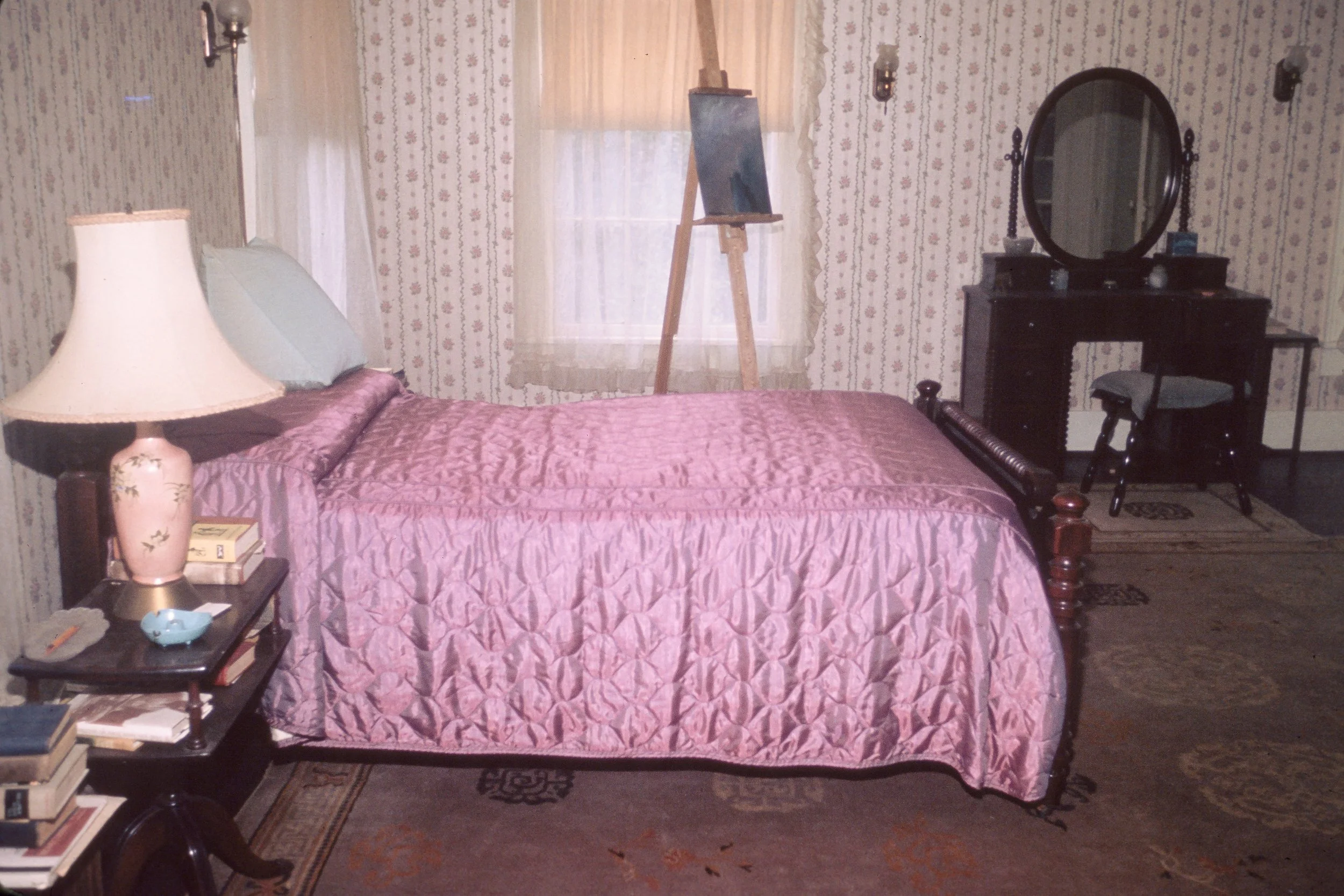 73-3: Estelle Faulkner's Bed, March 1973