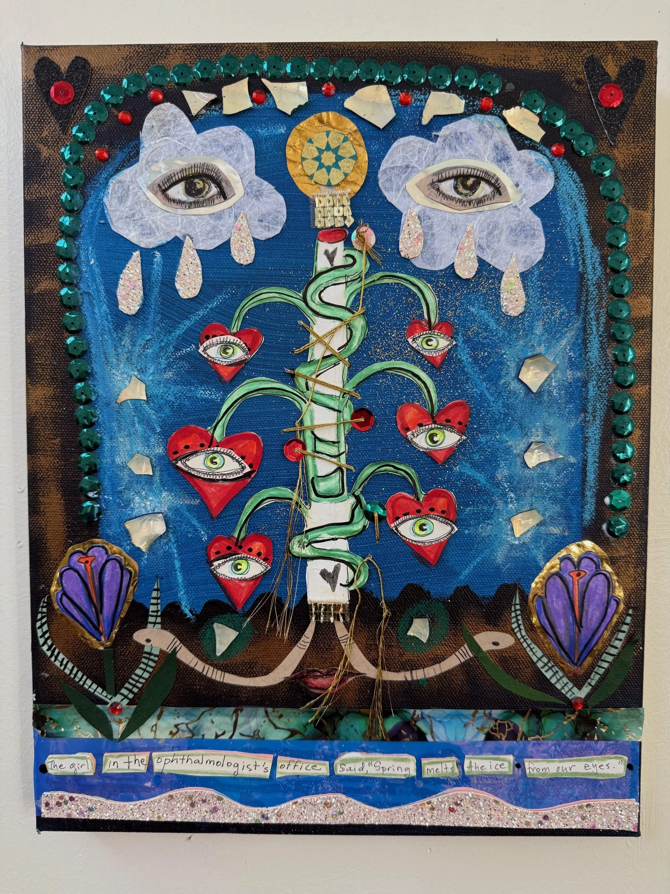 Spring Melts the Ice From Our Eyes (14 x 10 inches), Blair Hobbs