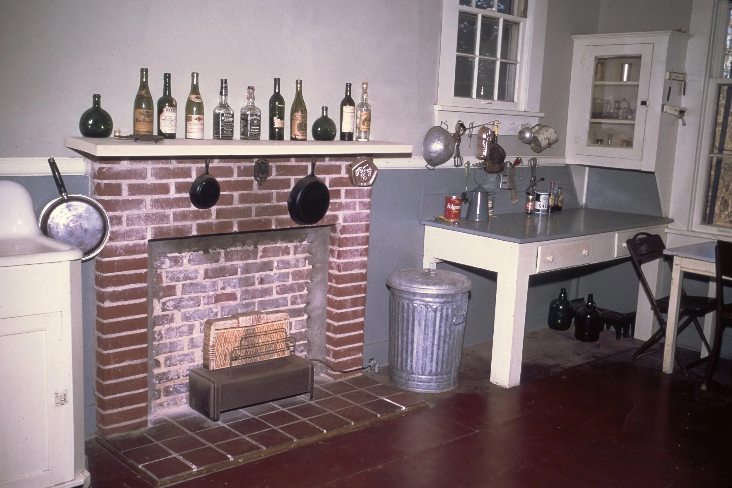 73-5: Kitchen Fireplace 1, March 1973