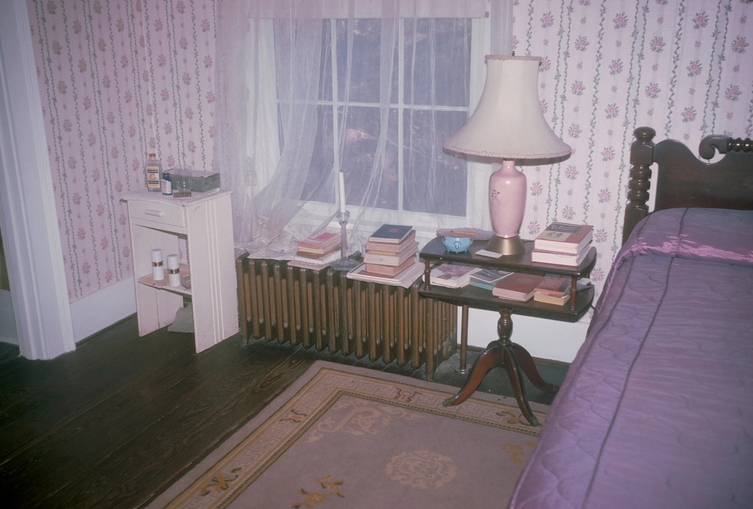 74-11: Estelle Faulkner's Nightstand and Books, December 1974