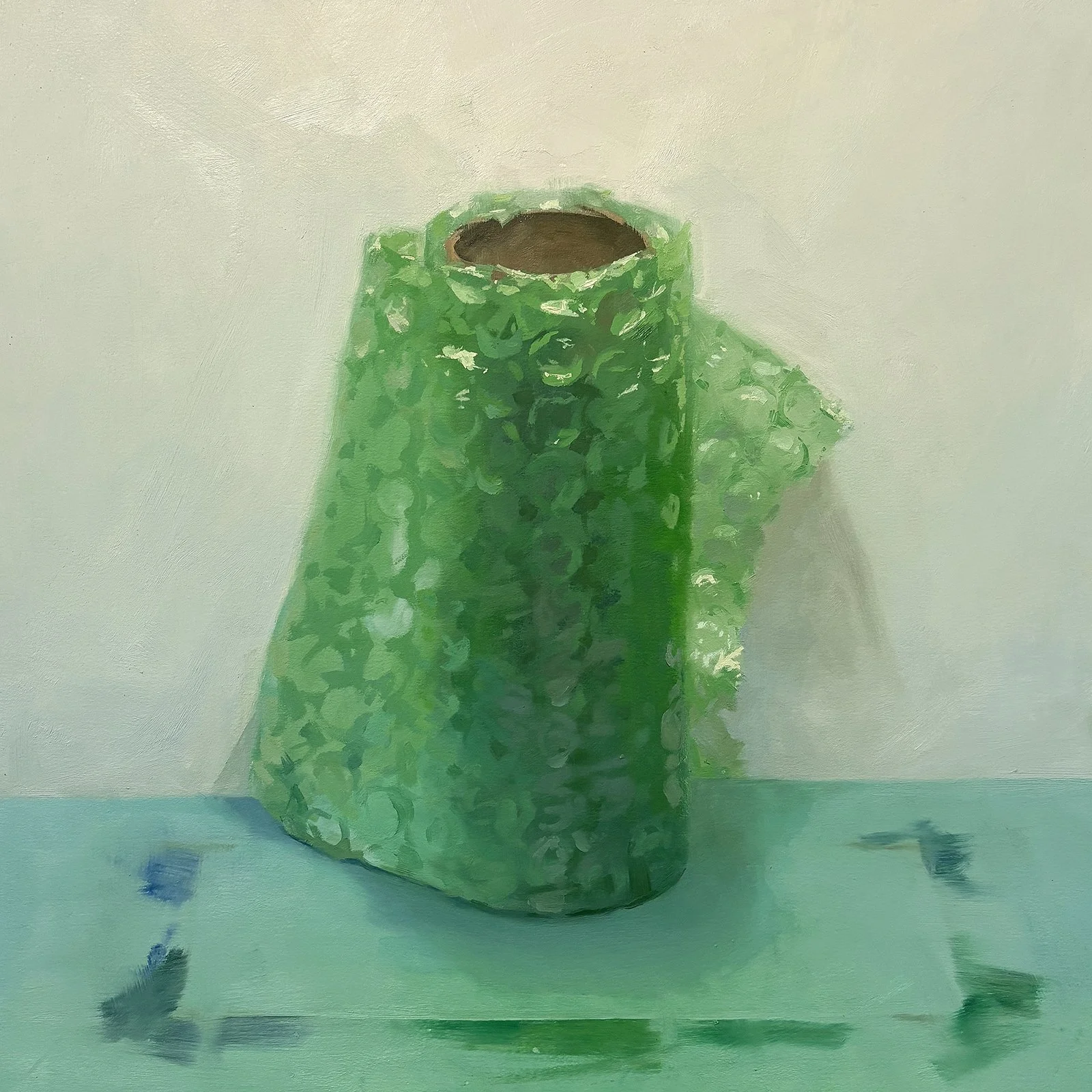 Kindred Spirits, oil on paper on panel, 20" x 20"