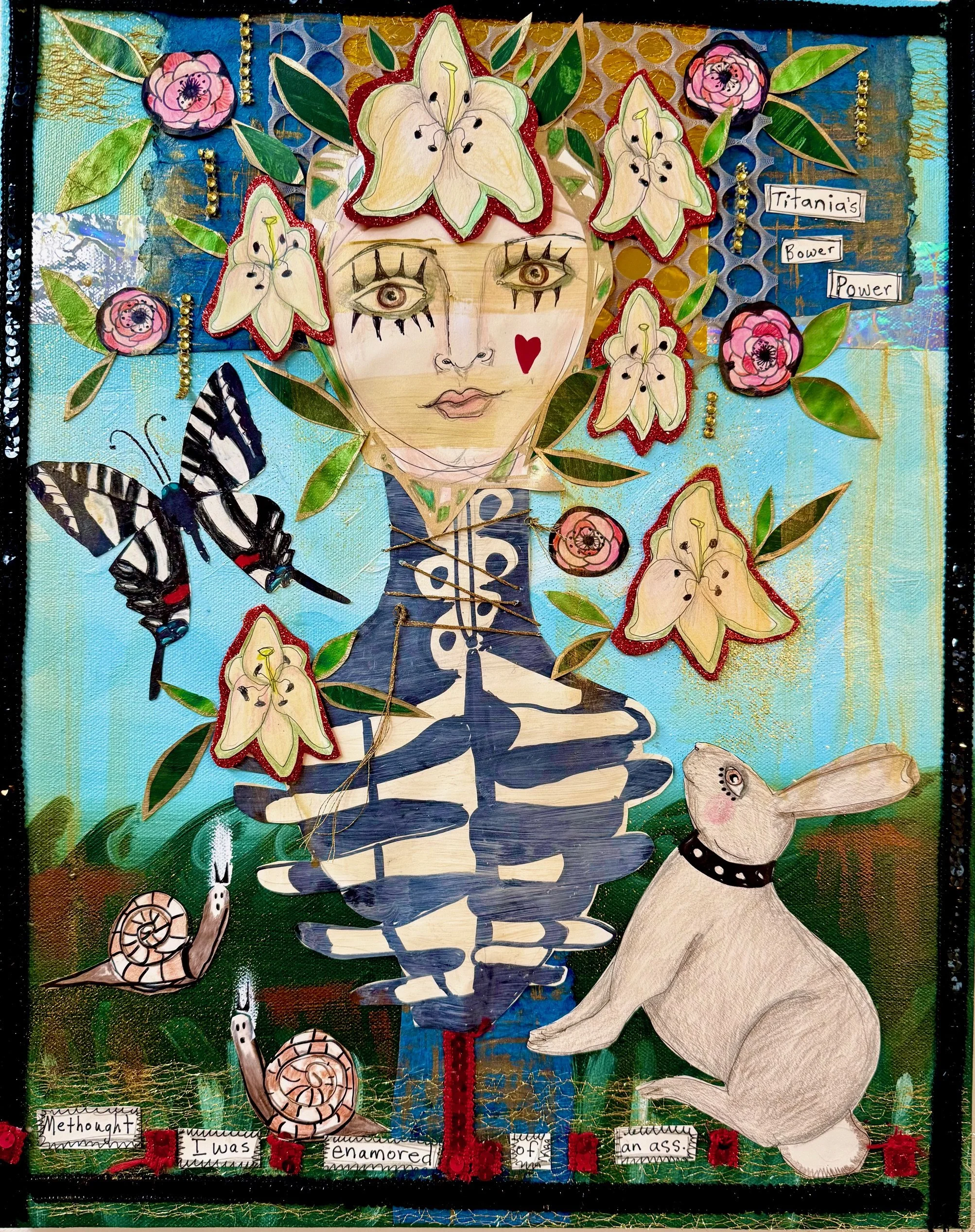 Titania, Methought I was Enamored of An Ass (20 x 16 inches), Blair Hobbs