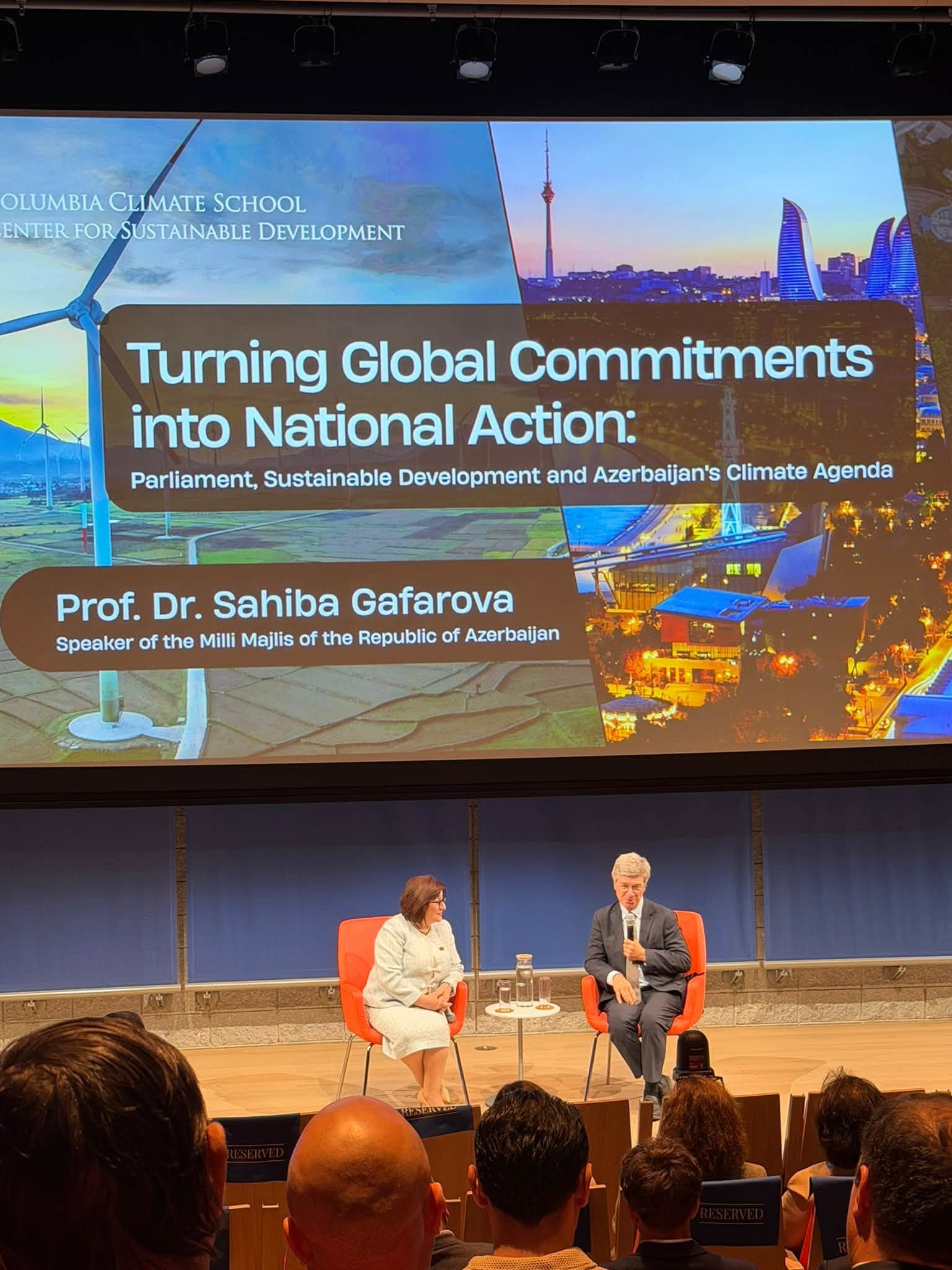 ASA Members Attend Columbia Lecture on Azerbaijan’s Climate Agenda