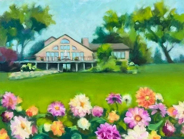 Why a Commissioned Painting of a Family Home Is a Great Moving Gift