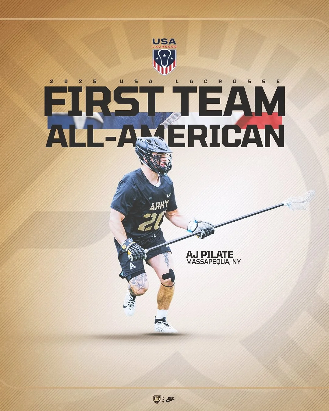 𝐀𝐋𝐋-𝐀𝐌𝐄𝐑𝐈𝐂𝐀𝐍𝐒 🫡🇺🇸

The @uslacrosse Division I Men&rsquo;s Lacrosse All-American Teams are out and the Black Knights have SEVEN team members recognized 😤

#GoArmy | #FamilyToughnessTradition