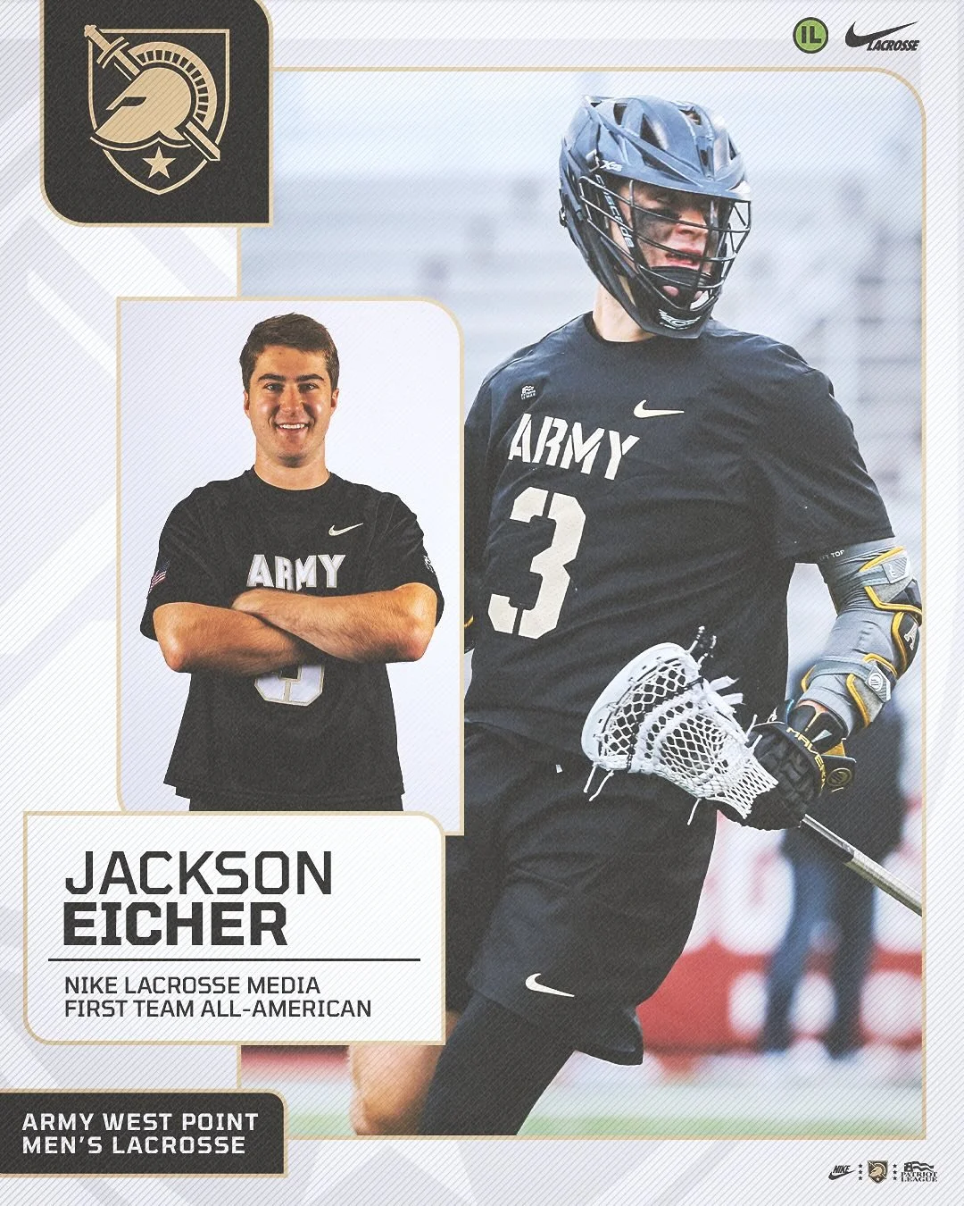 𝐀𝐥𝐥-𝐀𝐦𝐞𝐫𝐢𝐜𝐚𝐧𝐬 𝐨𝐧 𝐀𝐦𝐞𝐫𝐢𝐜𝐚&rsquo;𝐬 𝐓𝐞𝐚𝐦 🇺🇸

Six of our guys earned a place on the @insidelacrosse Nike Lacrosse Media All-American Teams! Congrats to Jackson Eicher, Christian Fournier, Christian Mazur, AJ Pilate, Sean Byrne