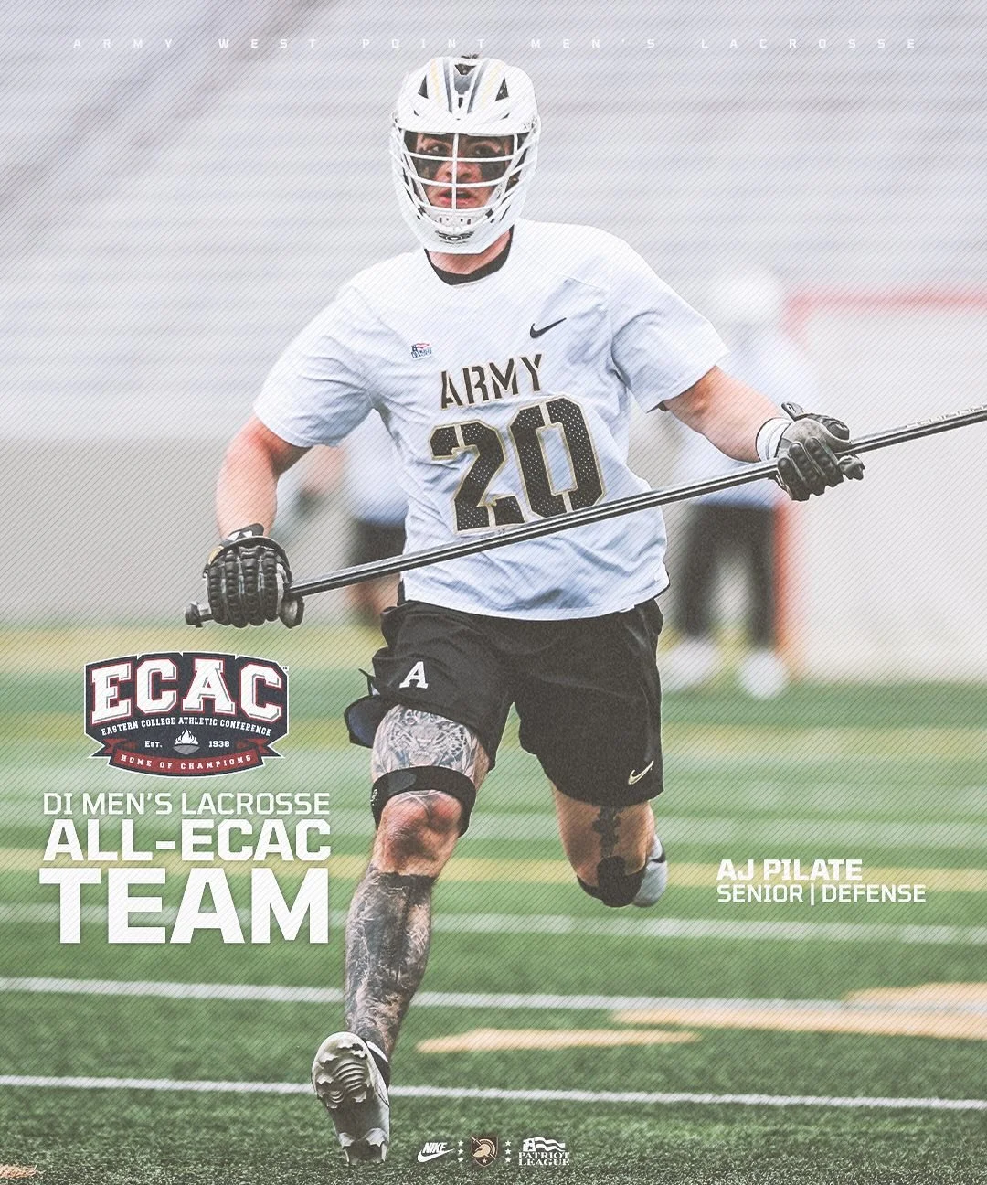 Three of our guys earned a place on the 2025 All-ECAC Team! Congratulations AJ, Evan, and Jackson!

#GoArmy | #FamilyToughnessTradition