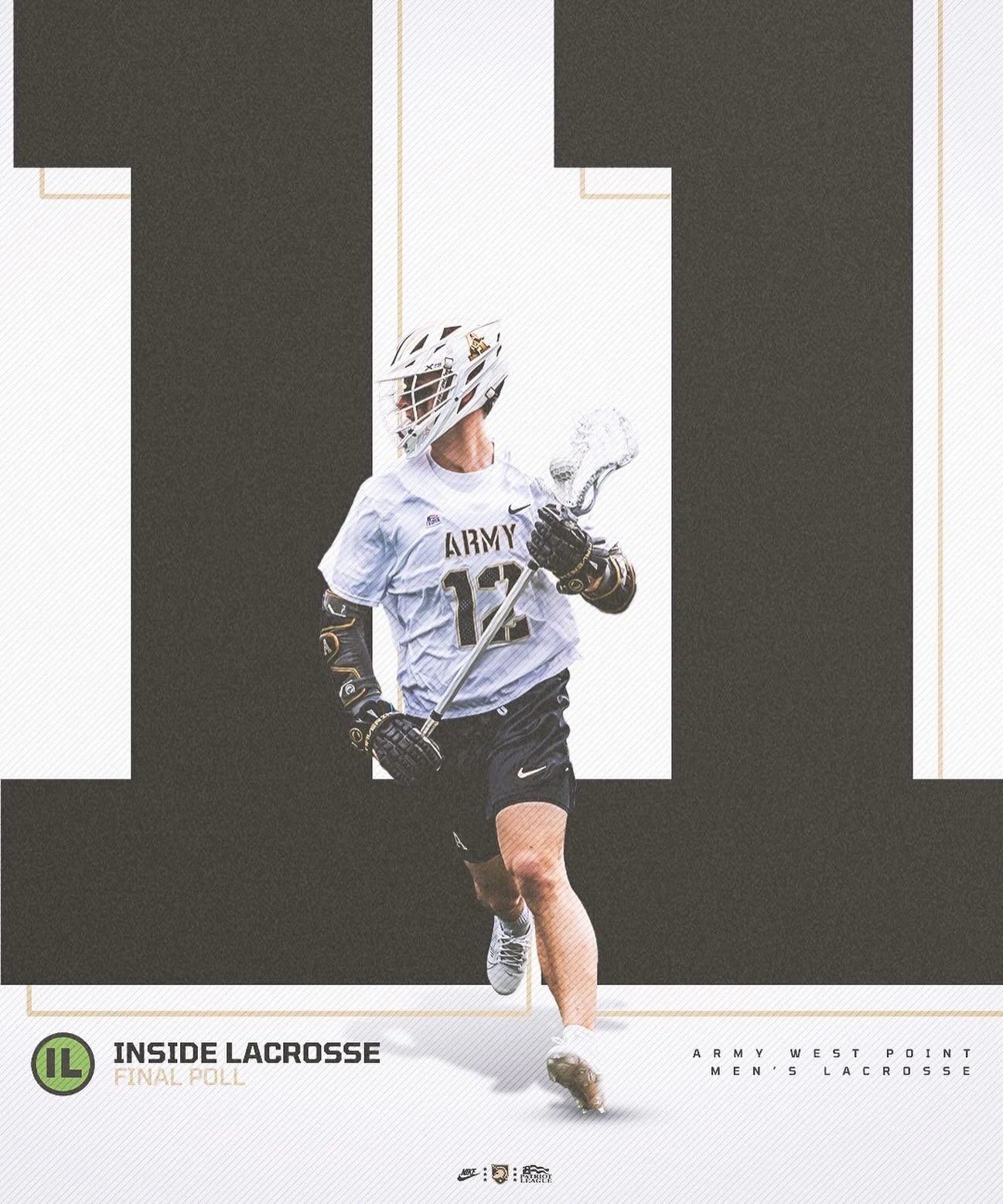 Coming in at No. 11 on the final @insidelacrosse poll of the 2025 season 👀

#GoArmy | #FamilyToughnessTradition