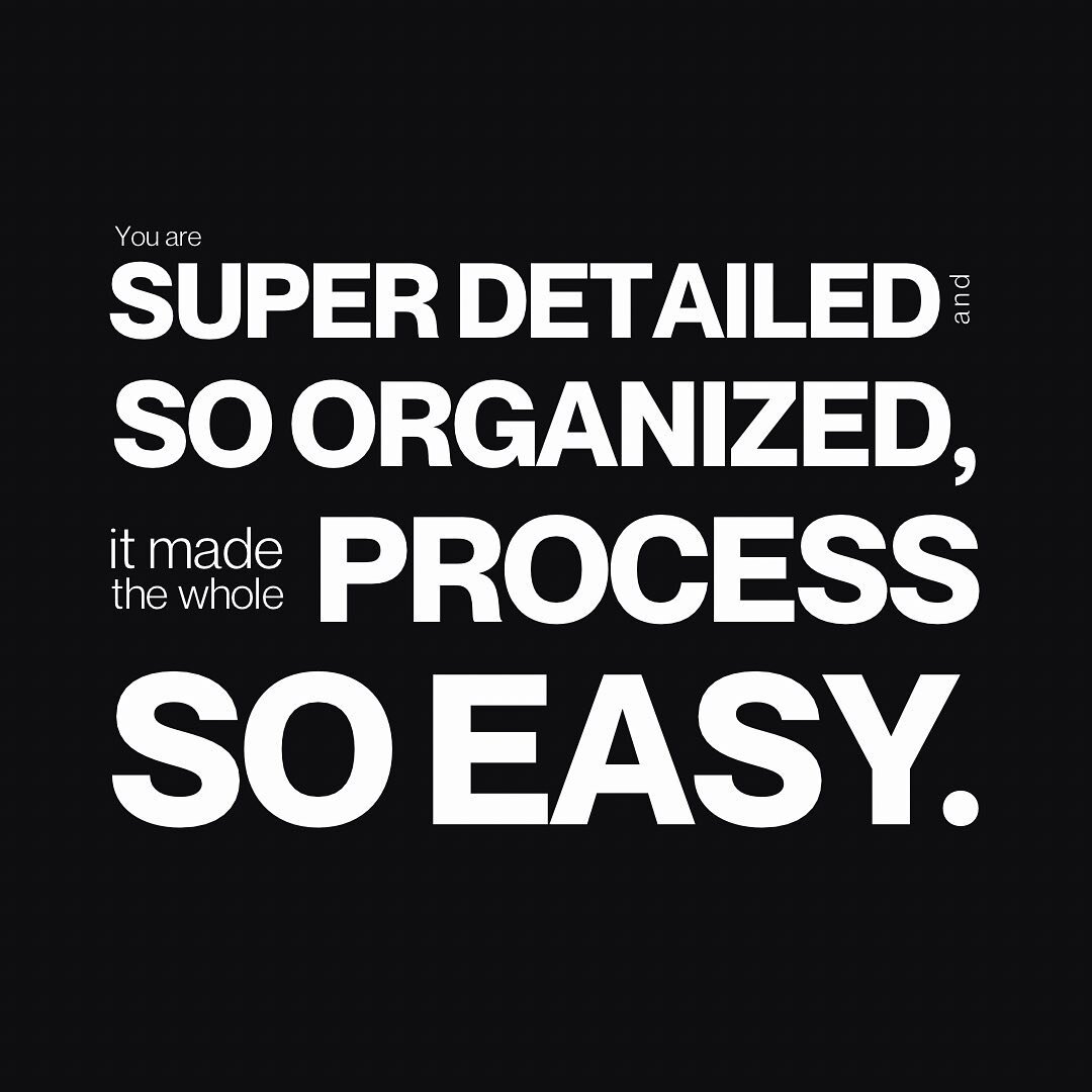 I love to make my clients feel how I like to feel when hiring ANY service. ✨💛

And I like my W&rsquo;s (and H) well explained: Who, What, When, Where, Why, and How. When working together, our entire process will be absolutely clear. And during your 