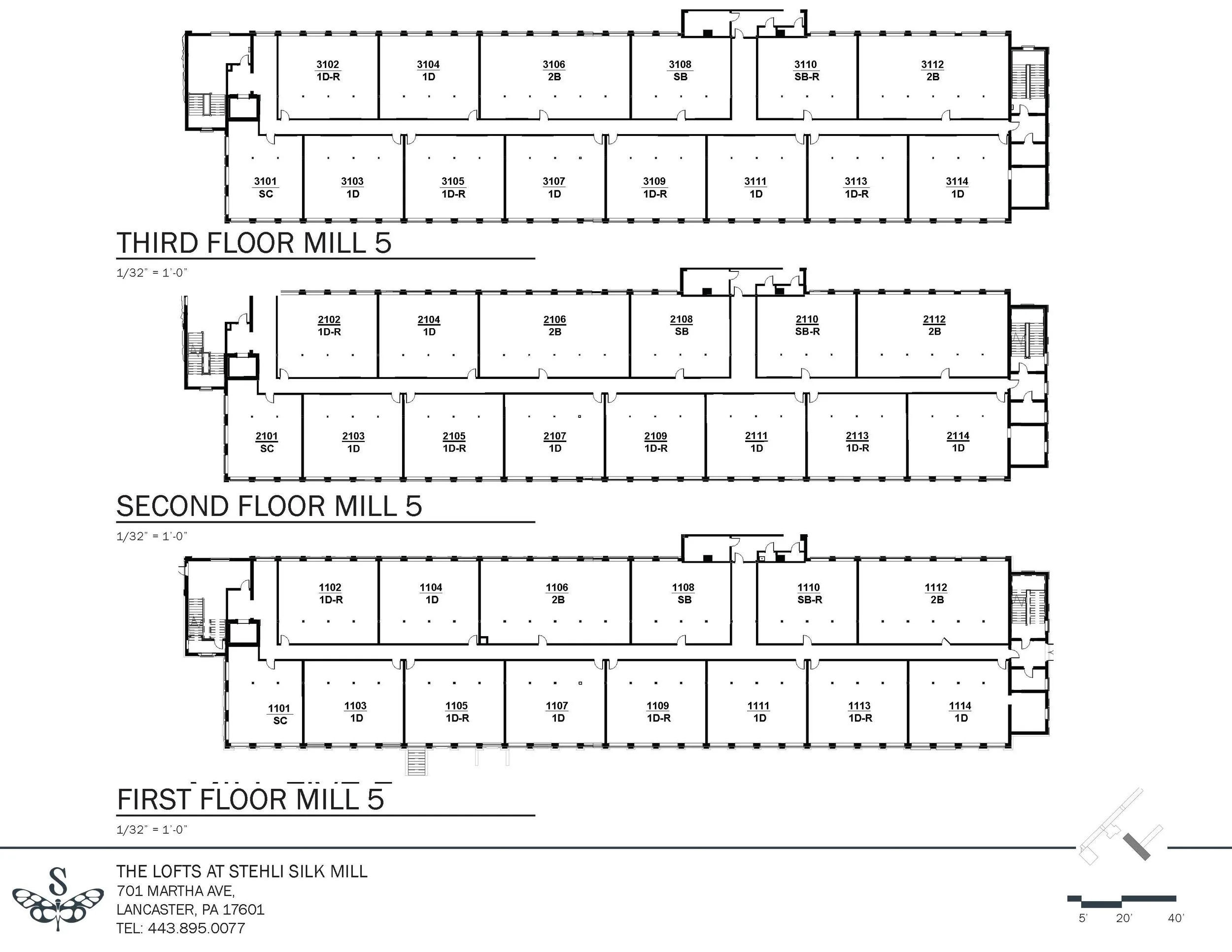 Mill 5 Floor Plans — Stehli Mill Lofts