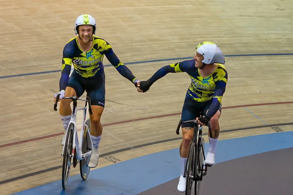 The boys have been on a roll at the USA Cycling Track National Championships. Putting four in the top five during the Omnium, sweeping the Scratch Race podium, winning the Individual Pursuit, and placing Second in the Elimination Race. Next up this e