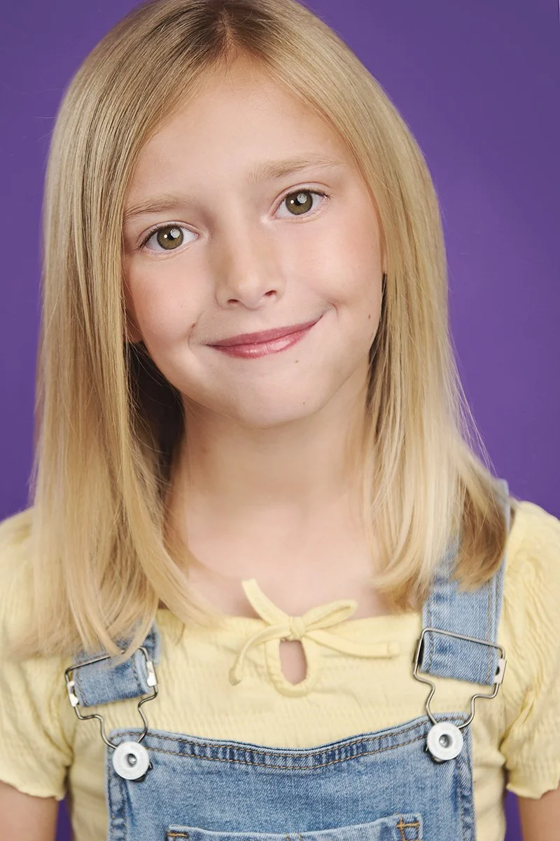 professional acting headshot of a child