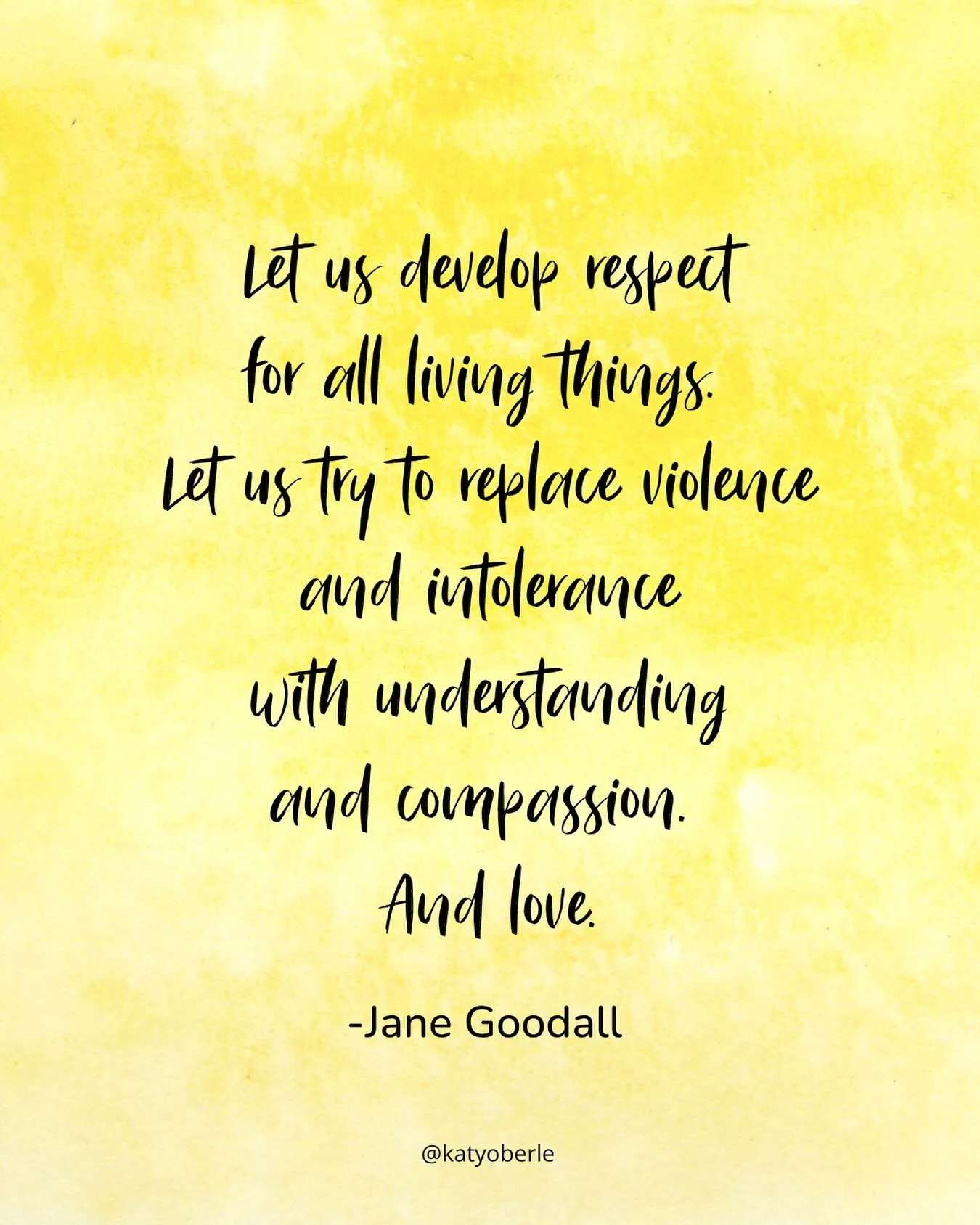 .
.
.
#metta #lovingkindness #compassion #love #respect #dharma #janegoodallquotes @janegoodallinst