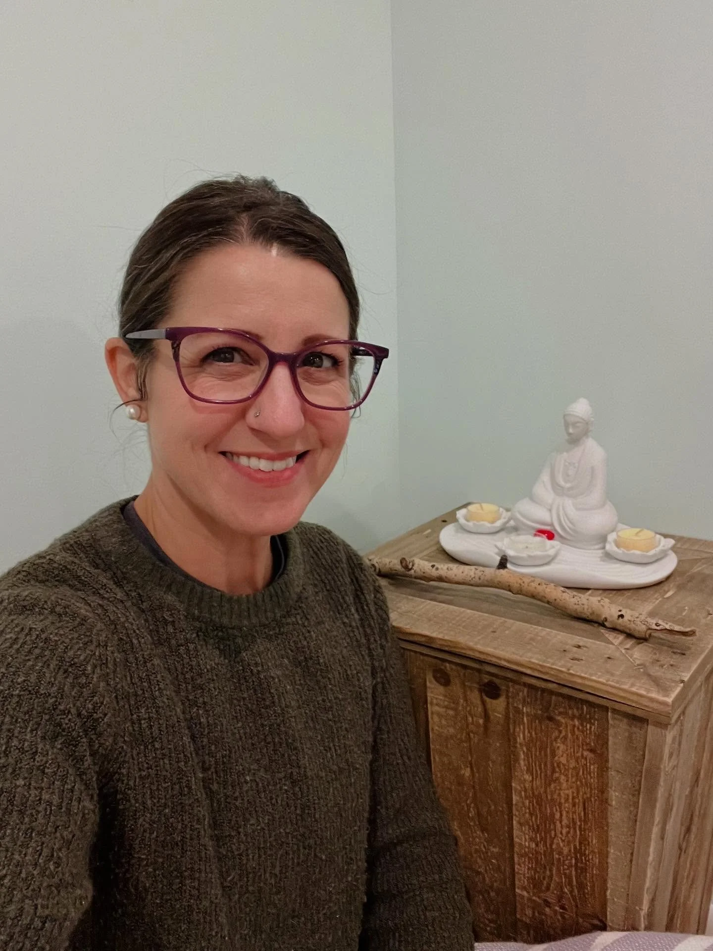 🧘Cultivating a semi-regular seated meditation practice can make it easier to access mindful states in daily life, and it&rsquo;s an evidence-based (and free!) way to support your well-being.

🧘I created this meditation nook for myself in my basemen
