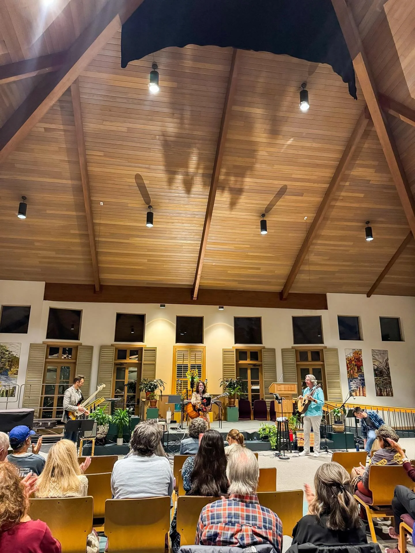 🕸️🎶 Thank you to everyone who attended my concert last night @first_uu_columbus helped me celebrate the release of my &ldquo;Web&rdquo; EP. We created some really good vibes that will ripple out to the wider world as lovingkindness, which is what t