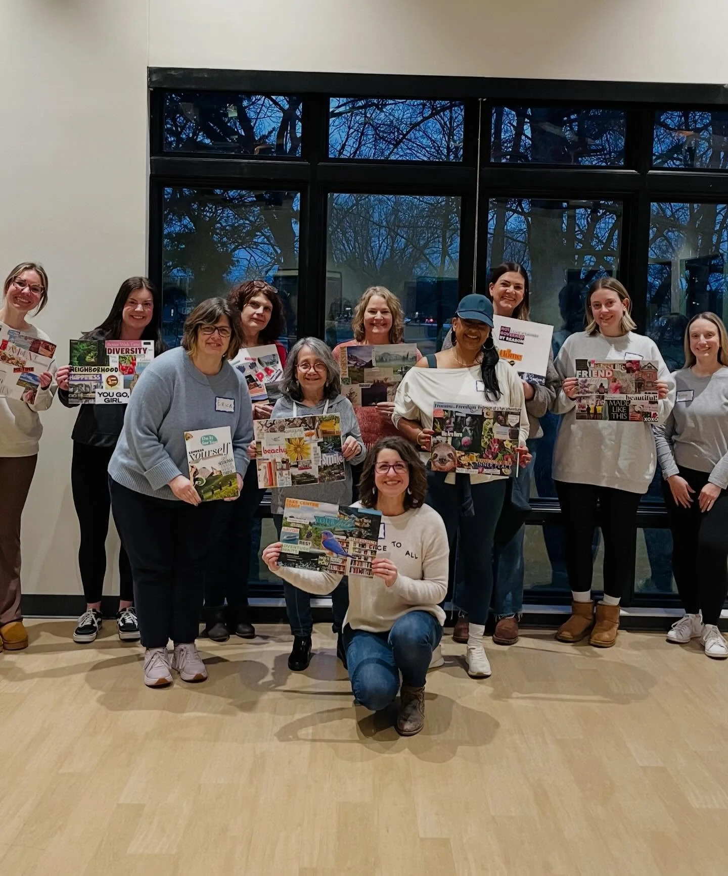 🌈 It was a joy to facilitate this Mindful Vision Boarding workshop yesterday in partnership with @cityofgrandviewheights . Participants reflected on their highest intentions and deepest values, which served as the foundations for their boards. 

✂️ 