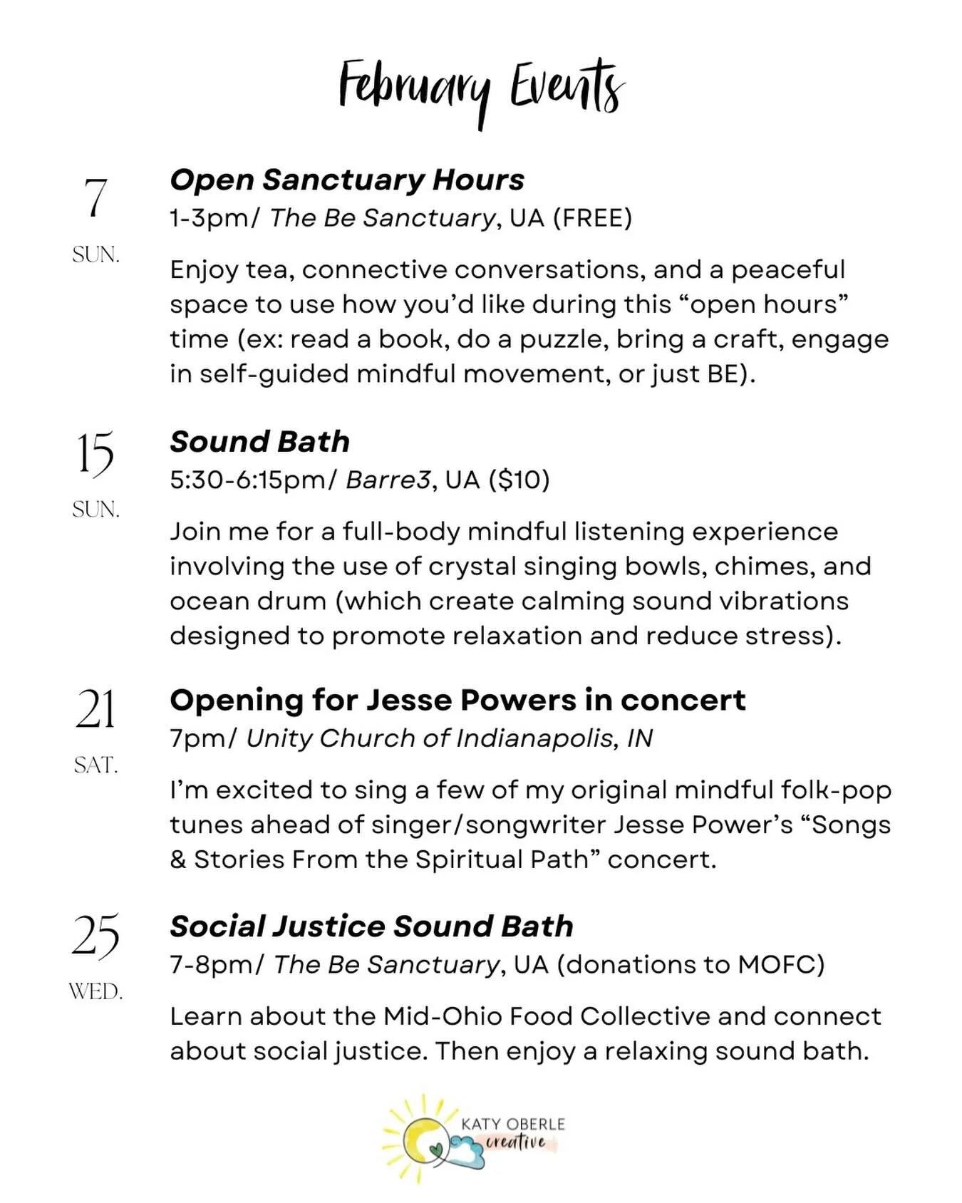 My February events! 🔗s in bio.