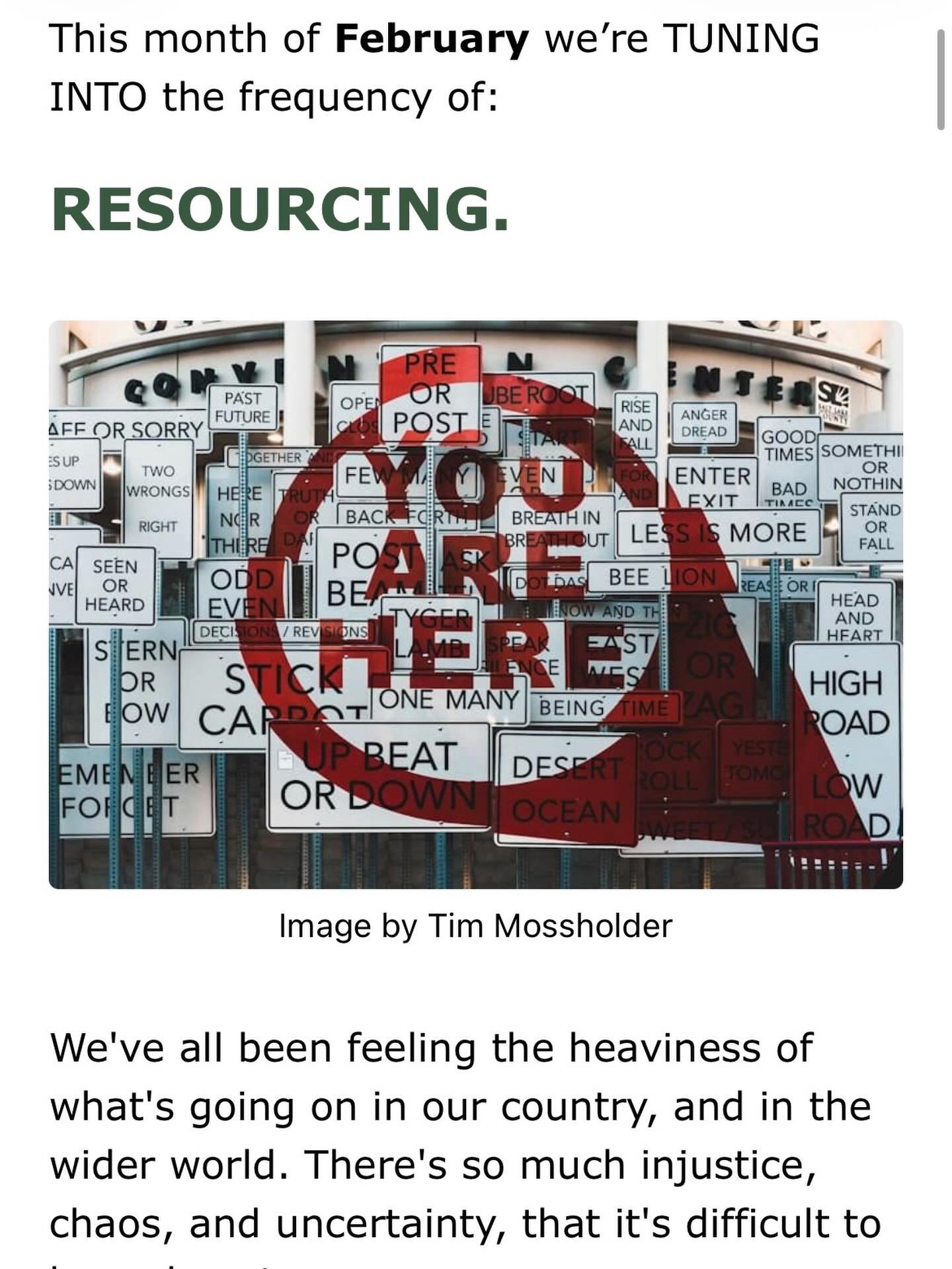 ✨Preview of February&rsquo;s edition of my monthly mindfulness e-newsletter &ldquo;ATUNEment.&rdquo;

✨Each month a specific theme related to mindful living is explored, a creative mindfulness practice aligned with that theme is shared, and a song th