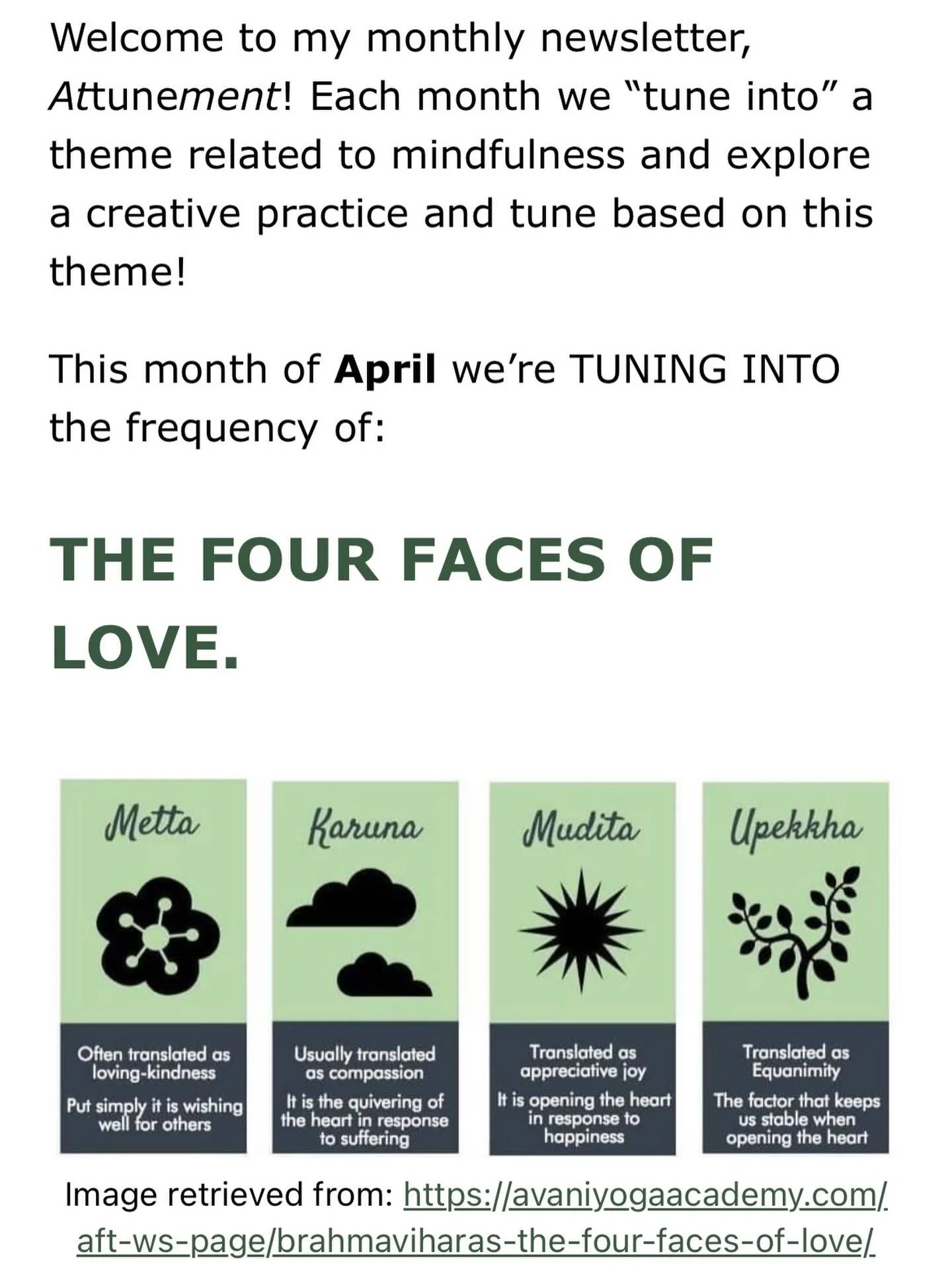 ☔️ April&rsquo;s mindfulness e-newsletter is going out to my subscribers; DM me to be added to the list! 

➡️ You can view past issues on my website at: www.katyoberlecreative.com/blog
