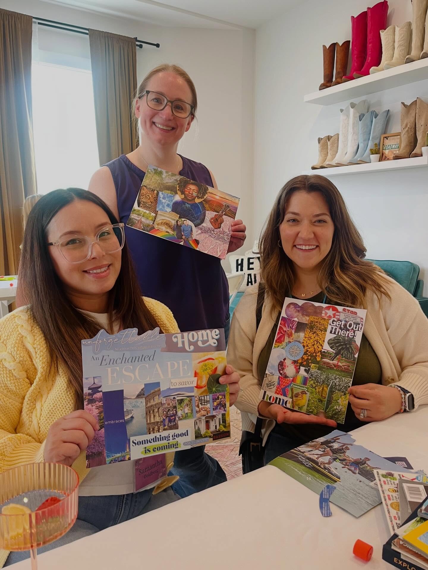 🌈✂️ Thanks to the amazing co-founders of @living.beyond.motherhood , for inviting me to facilitate a morning of Mindful Vision Boarding for their inaugural event! Attendees enjoyed the opportunity to engage in reflection and creativity about their v