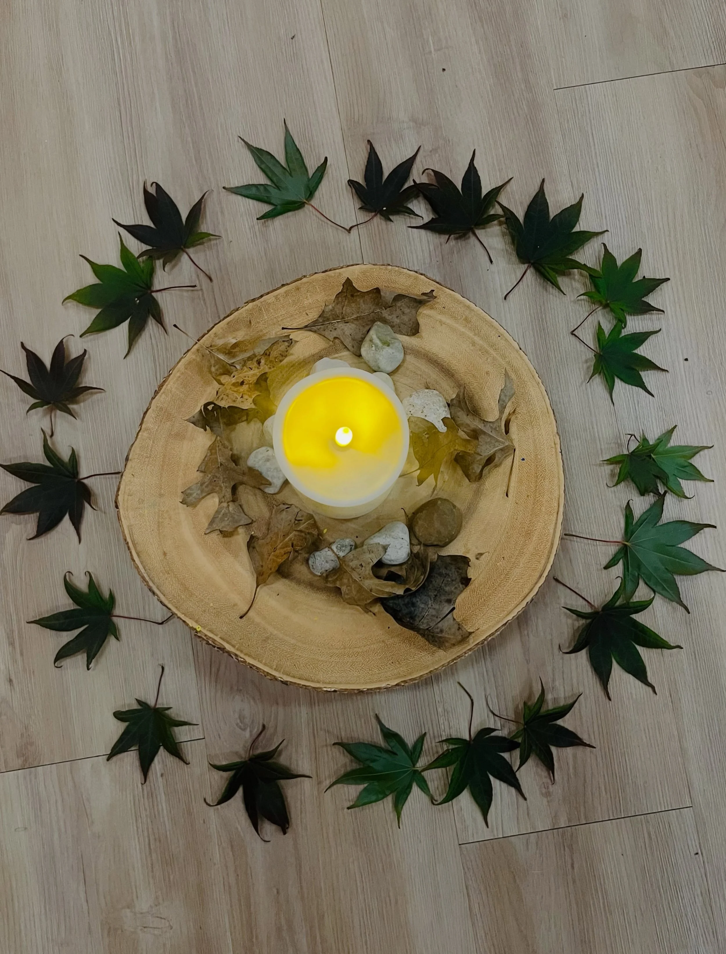 🍃Centerpiece for my &ldquo;Intro to Forest Bathing&rdquo; private session for a group of wonderful women tonight @thebesanctuary . 

🌳Forest bathing (Shinrin-yoku) is the practice of moving slowly through nature &mdash; using all your senses to sim