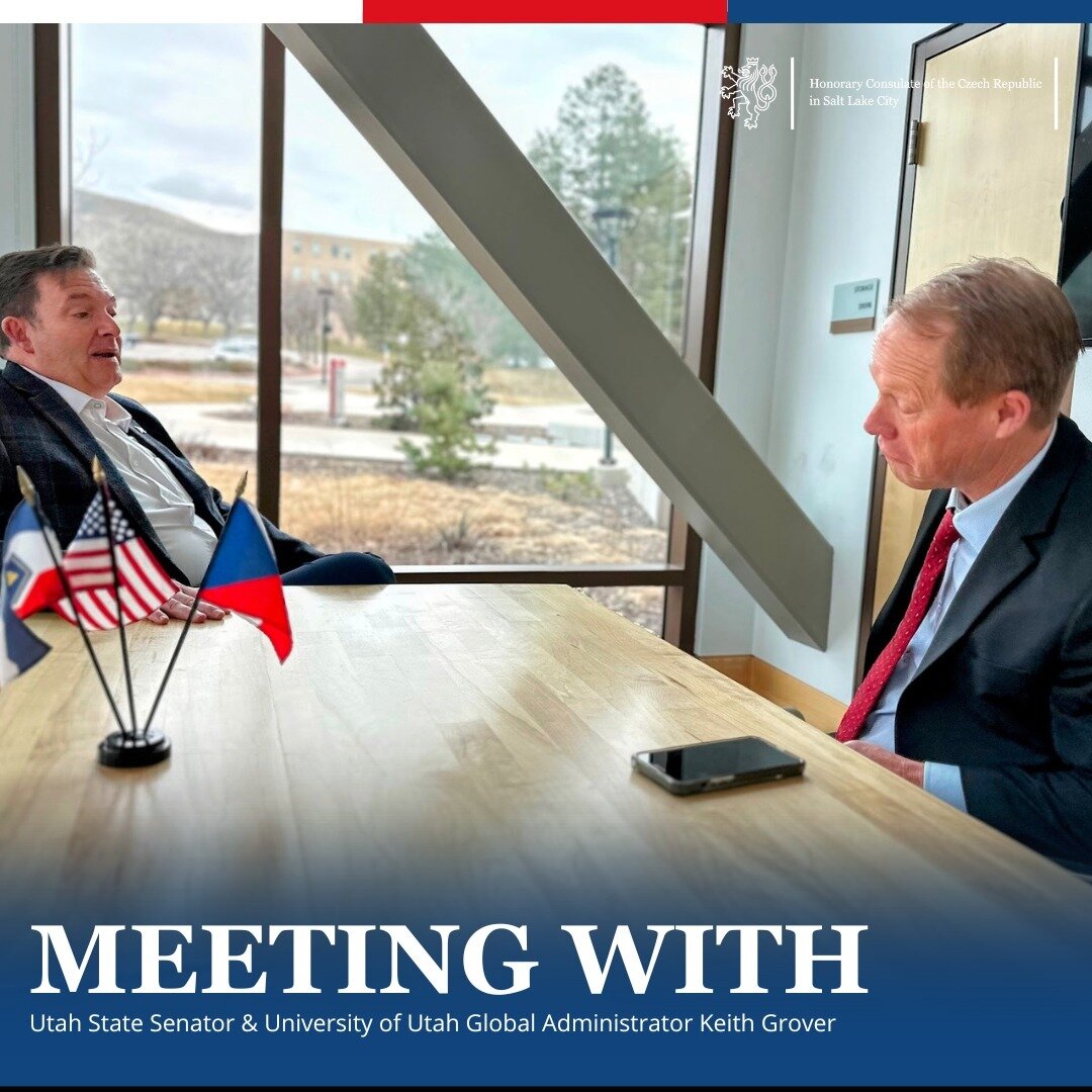 This morning, Consul Tichy and team held a meeting with Utah State Senator and Global Administrator for the University of Utah, Keith Grover at the Hinckley Institute.

The discussion explored a multitude of avenues for collaboration, ranging from ex