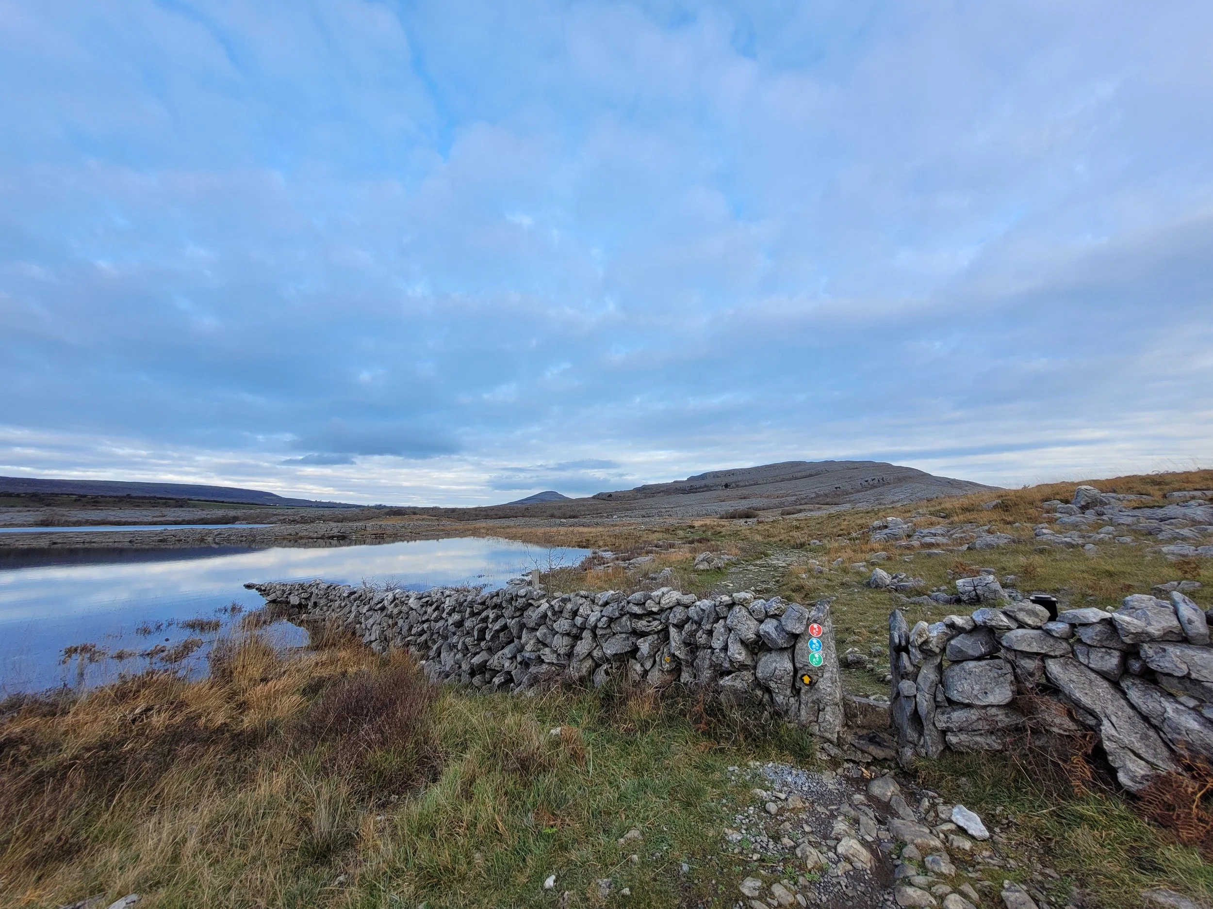 The base of Mullaghmore looped walk in the Burren National Park County Clare Ireland