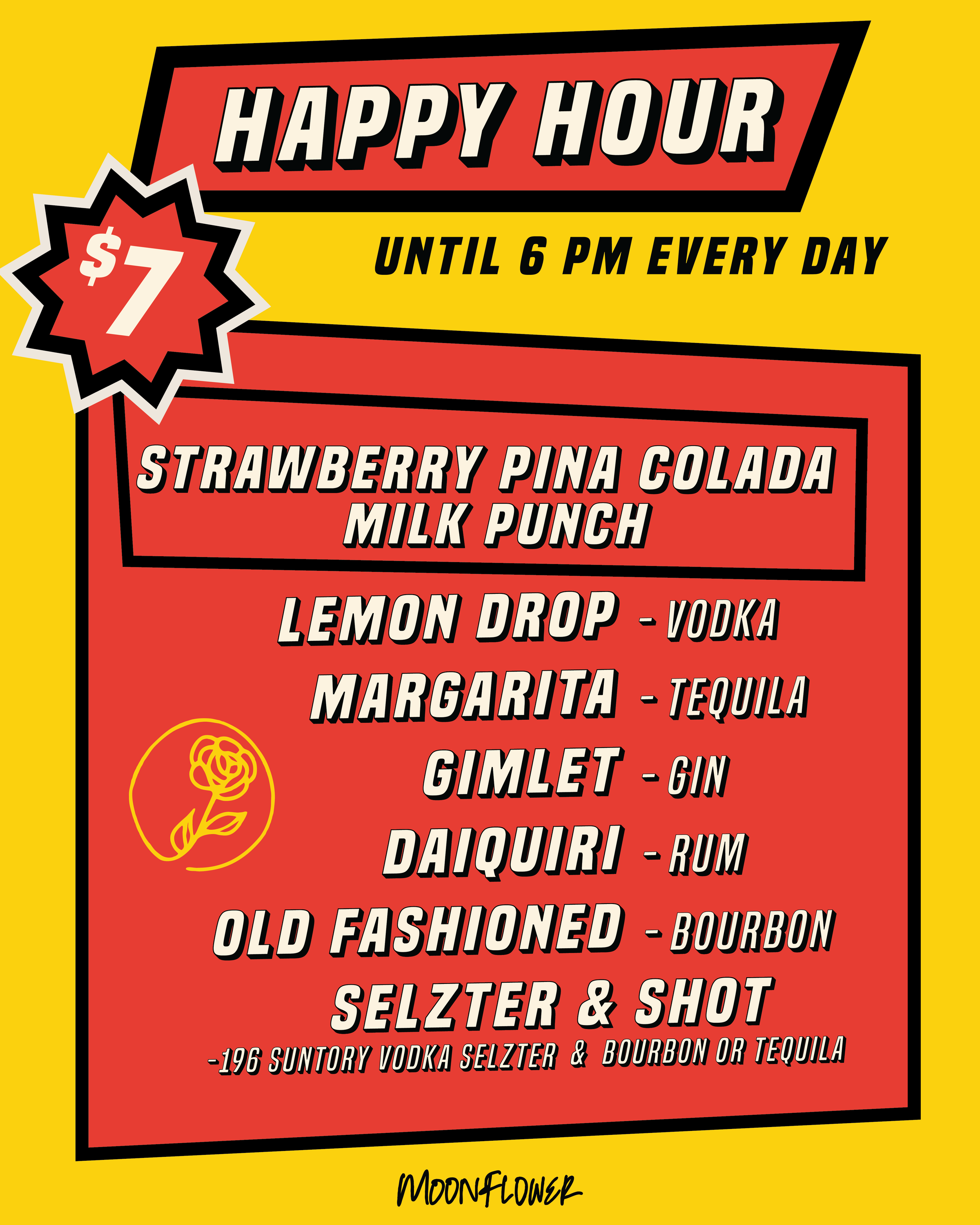Happy Hour at Moonflower