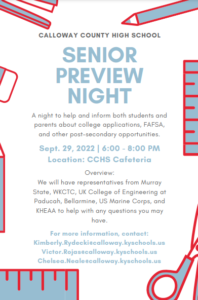 Senior Preview Night