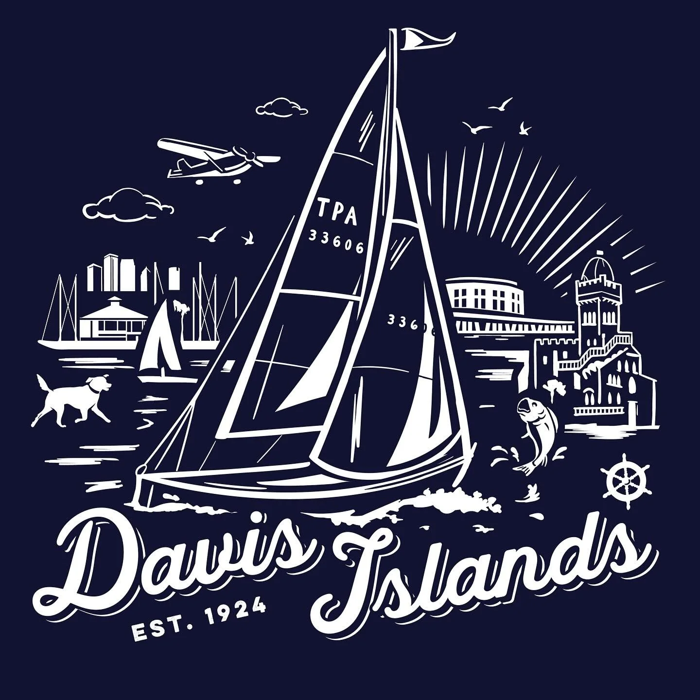 Sailing into serenity, Davis Islands 🌴☀️ #TampaBay #DavisIslands #FloridaLife #davisislandslife #neighborhoods