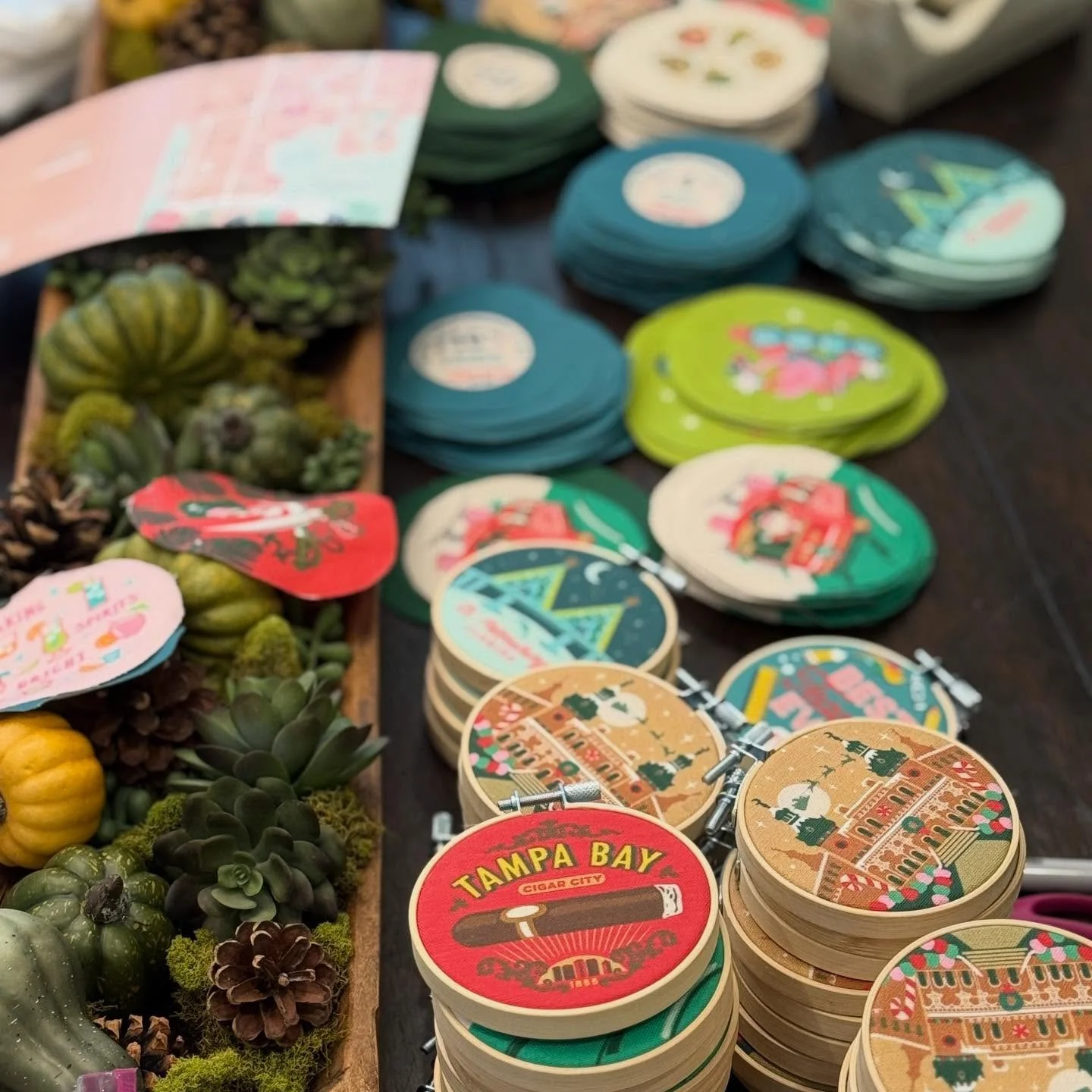 ✨ Every ornament I make starts with a sketch, a story, and a little bit of Tampa or St. Pete magic. From the illustration to the ribbons, each piece is handcrafted to bring joy to your tree (and your home!) all season long.
Whether you&rsquo;re gifti