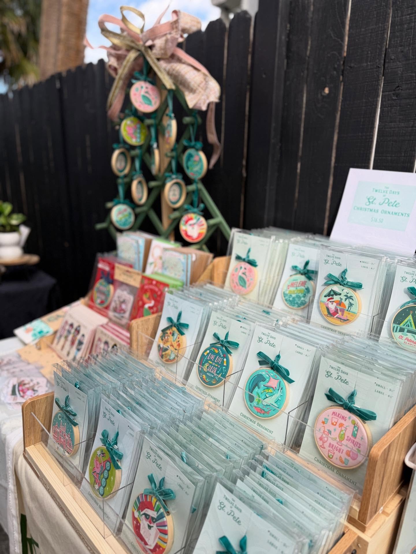 Markets may be wrapped, but I&rsquo;m still packing orders with lots of holiday cheer! 🎄❤️ I have a limited supply of ornaments left- perfect for gifting, collecting, or keeping for yourself.

✨Shop now at www.reneebollinstudio.com/store before they