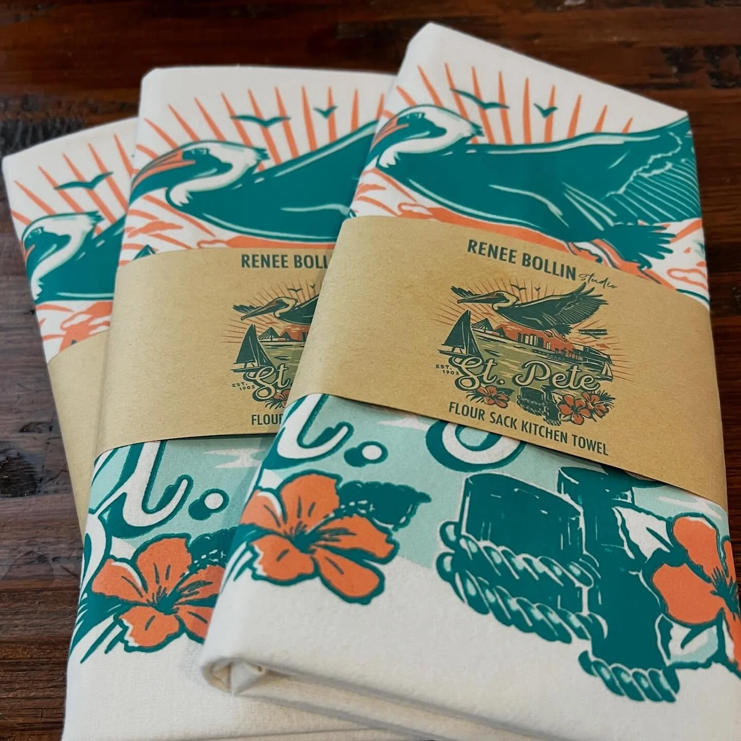These St. Pete pelican tea towels are flying off the shelves and I can barely keep up! 🐟 Love that these are such a ❤️❤️❤️
On a monthly restock schedule at @thestpetestore but like the locals know&hellip; when you see one, grab it like a pelican spo