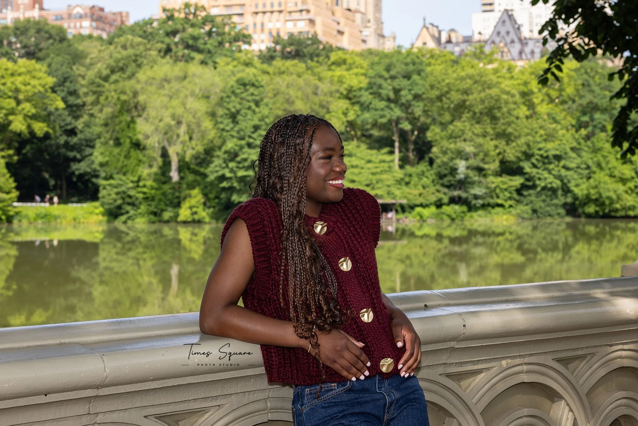 Central Park graduation portraits in NYC, celebrating milestones with family and lifestyle photography.