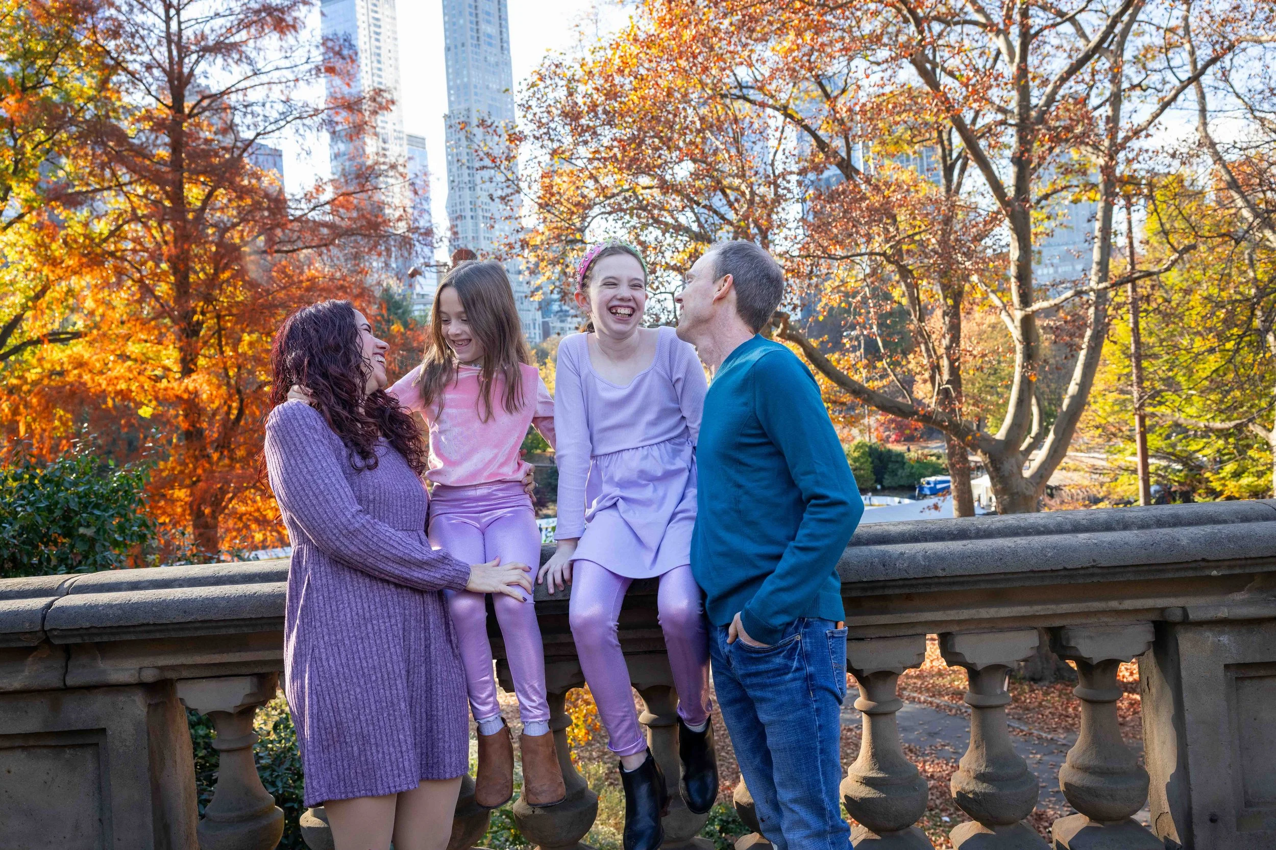 Fall foliage in Central Park New York City perfect for photoshoots