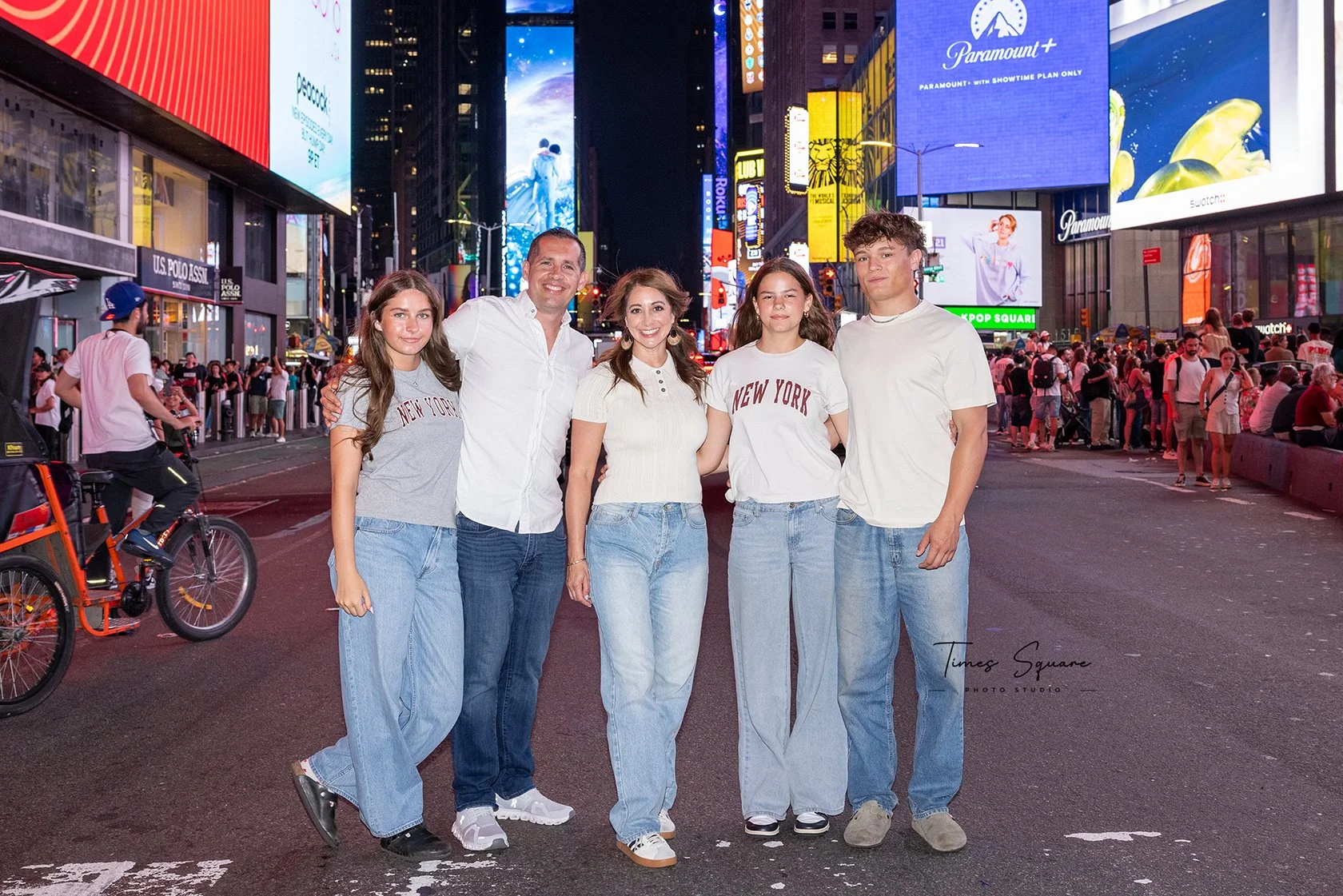 Times Square New York City night lights perfect for vacation photoshoot