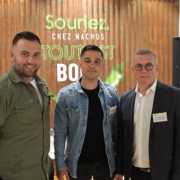 Gwenn et Julien inaugurent leur restaurant Nachos à Angers
