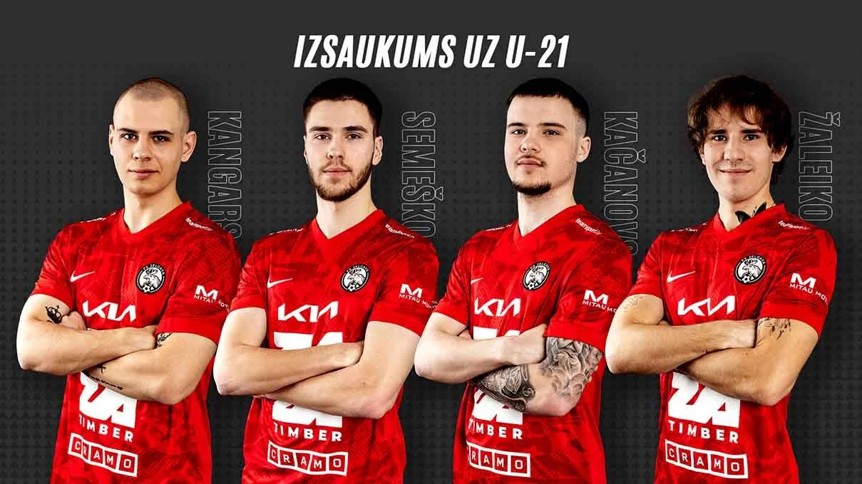 Lepnums: Četri “FS Jelgava” futbolisti izsaukti uz U-21 izlasi